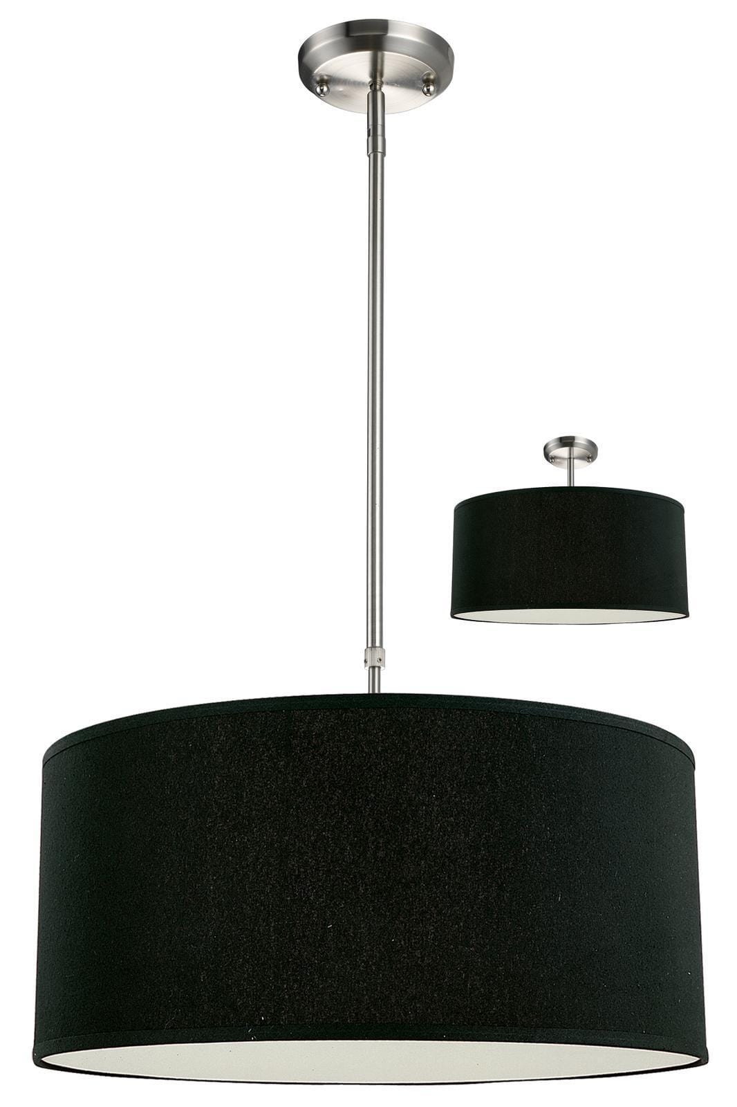 Albion 3-Light Pendant Light In Brushed Nickel