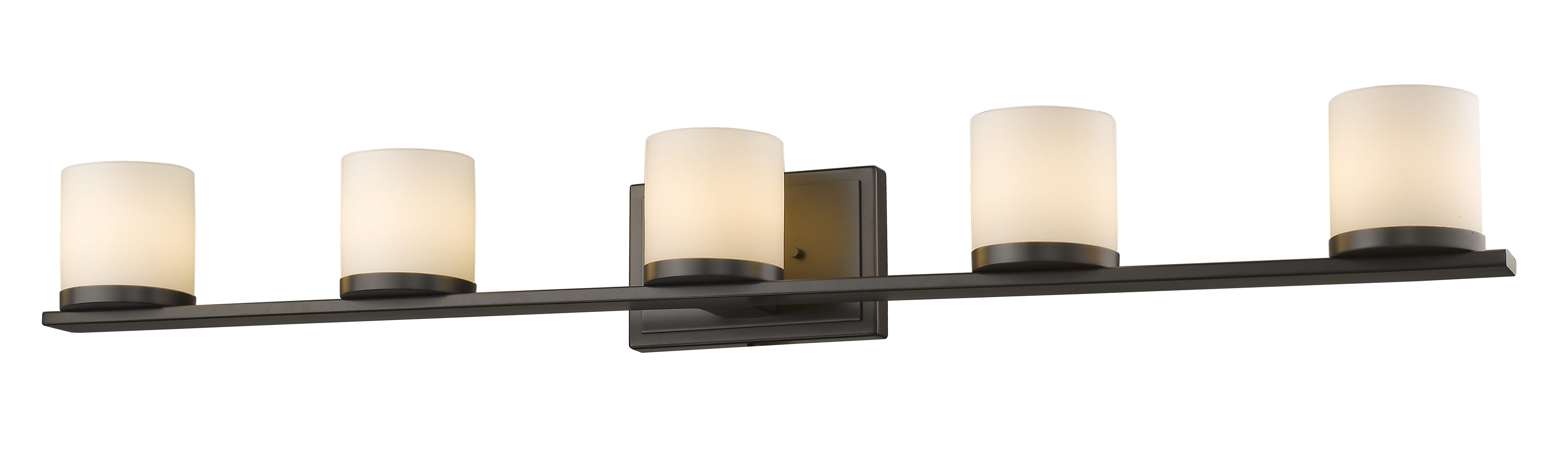 Nori 5-Light Bathroom Vanity Light In Bronze -  Z-Lite, 1912-5V-BRZ-LED