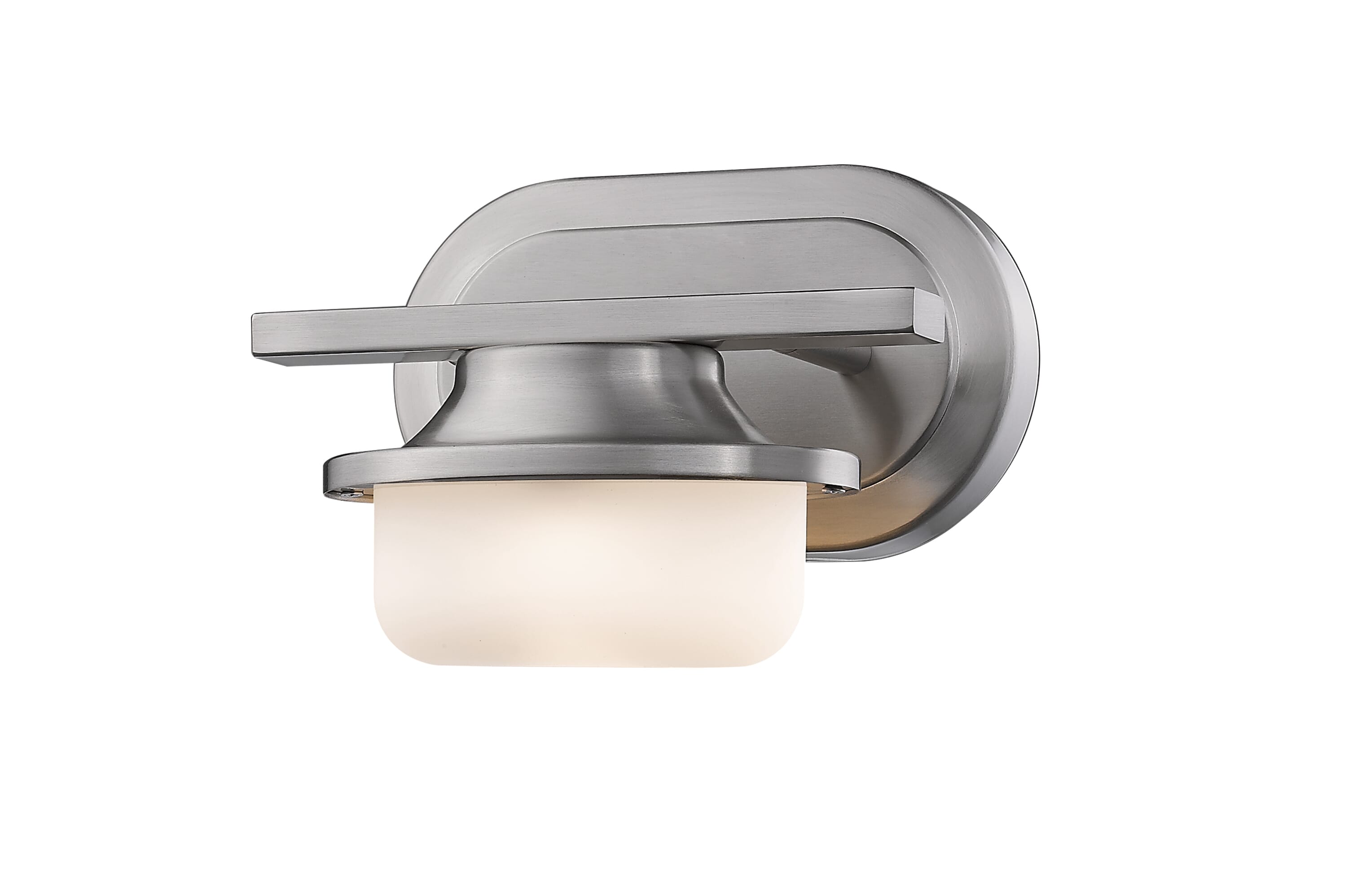 Optum 1-Light Wall Sconce In Brushed Nickel