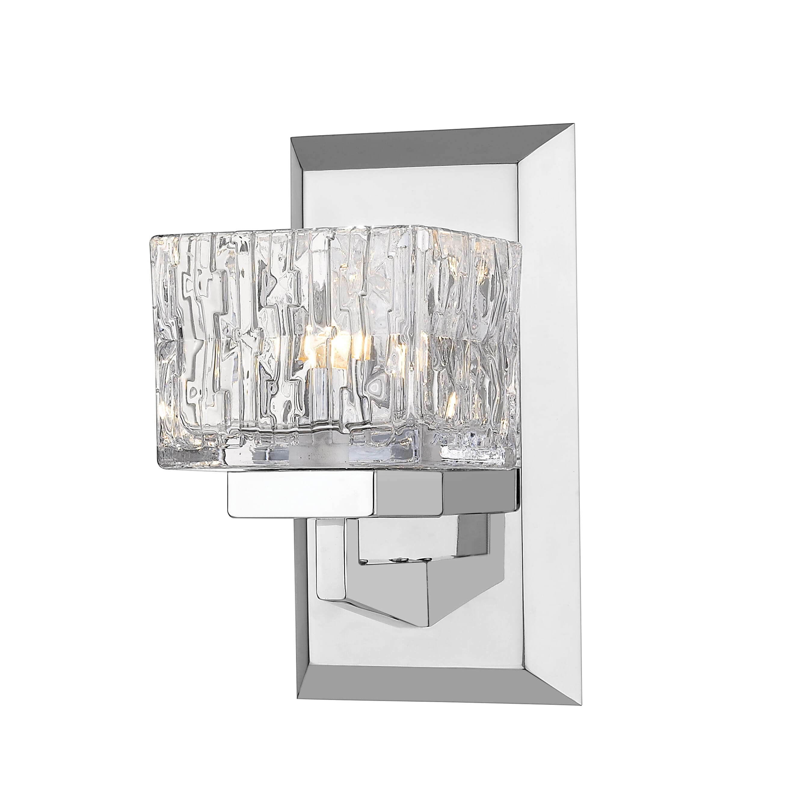 Rubicon 1-Light Wall Sconce In Chrome