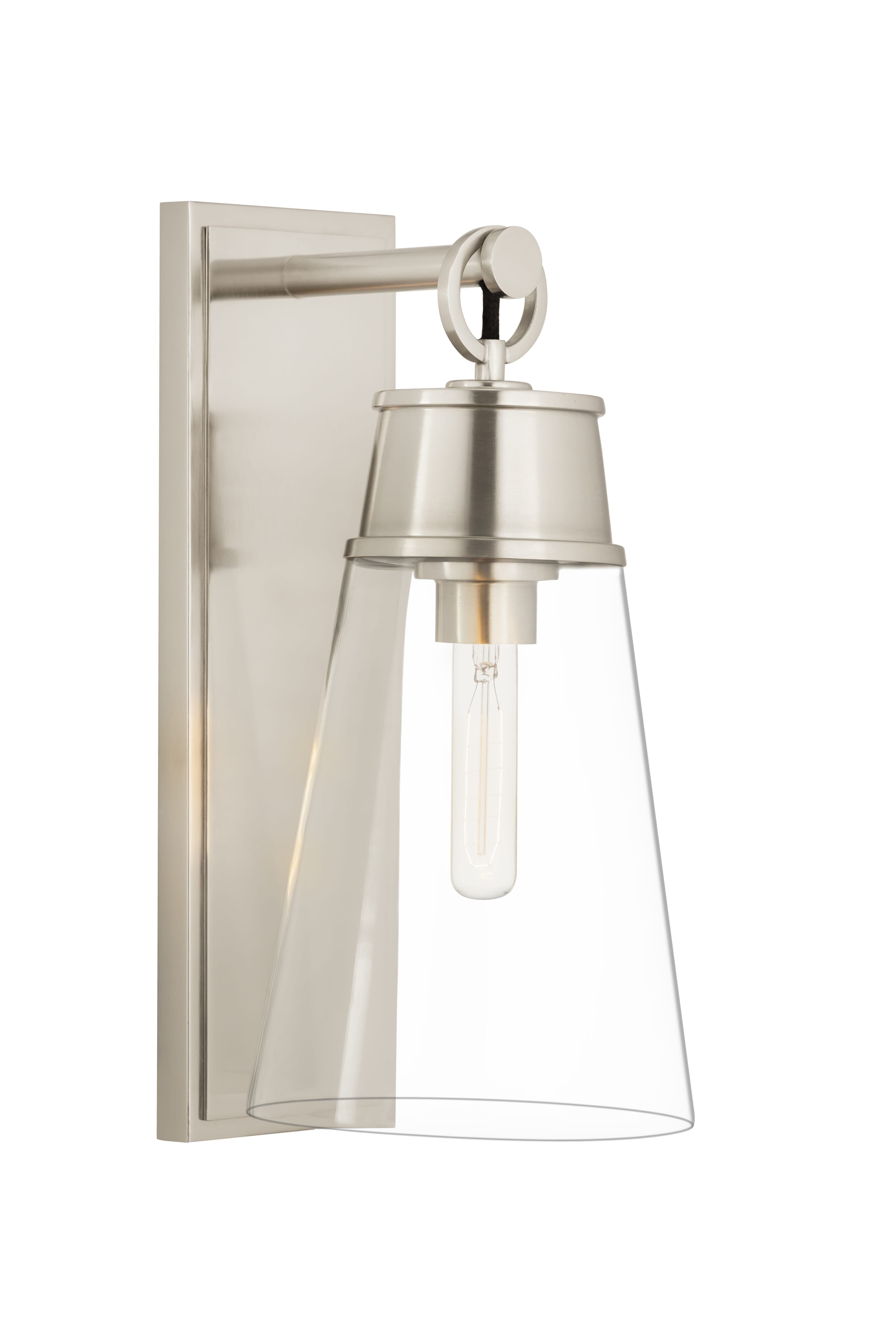 Wentworth 1-Light Wall Sconce In Brushed Nickel