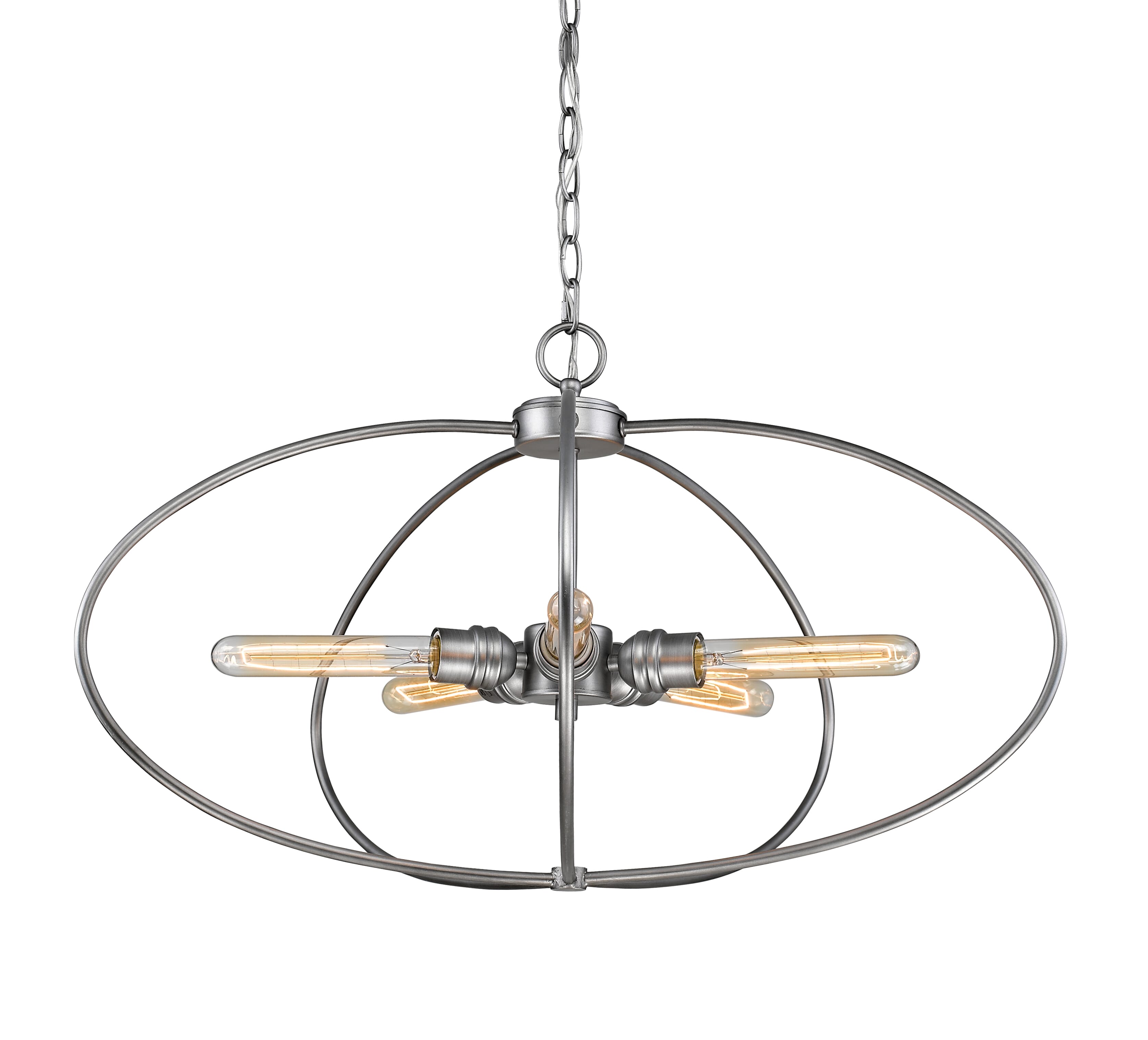 Persis 5-Light Pendant Light In Old Silver