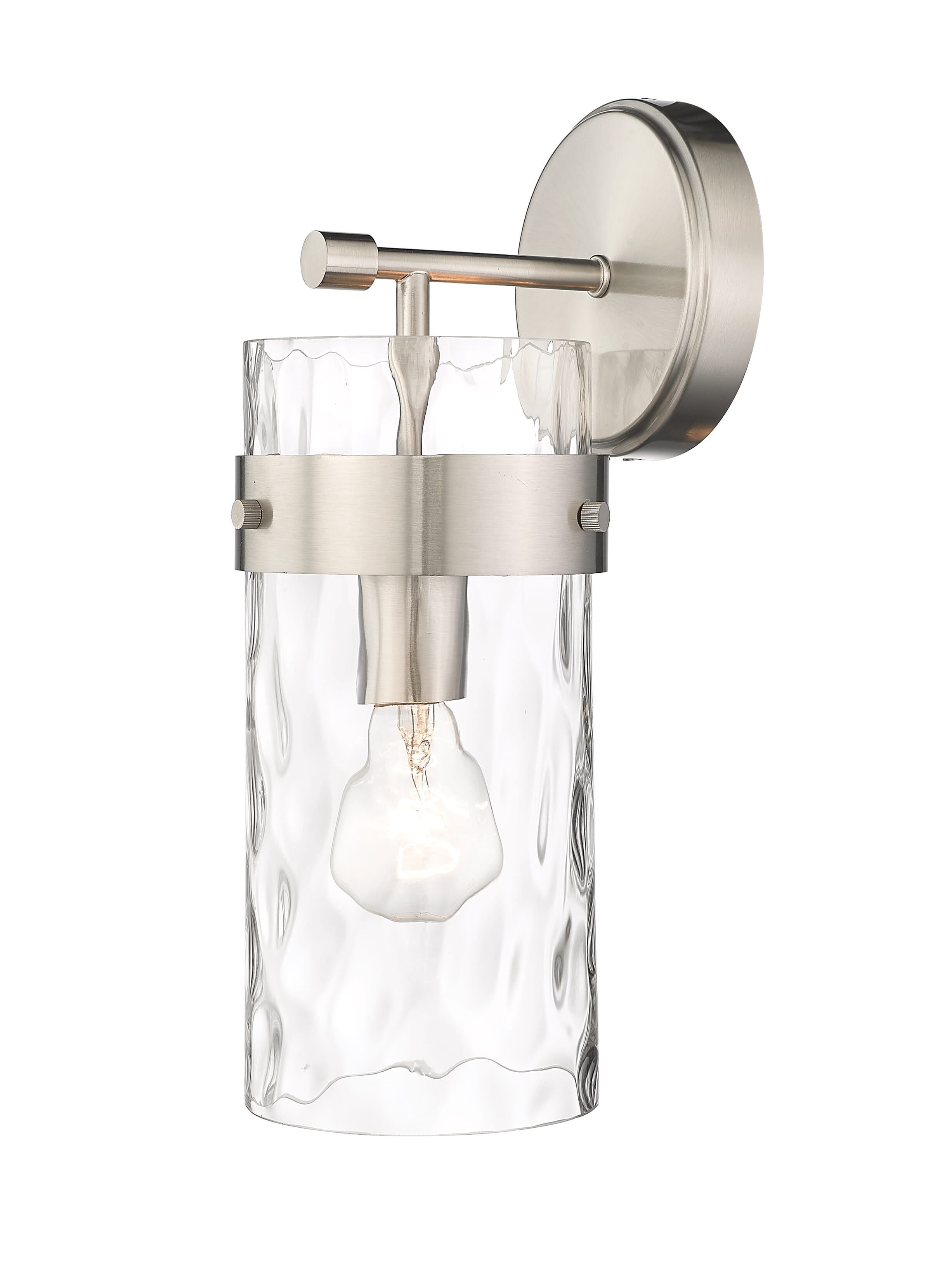 Fontaine 1-Light Wall Sconce In Brushed Nickel