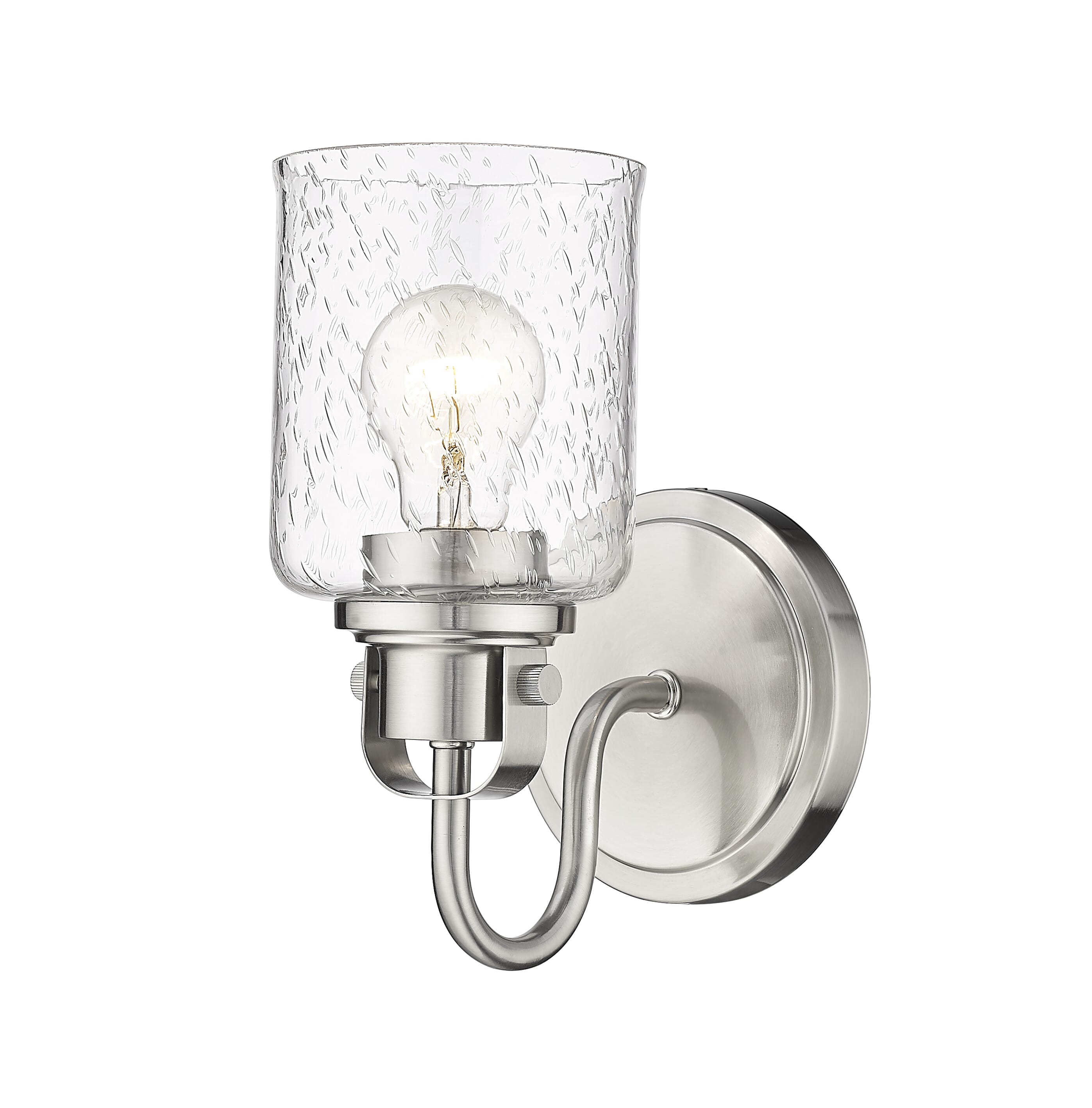 Kinsley 1-Light Wall Sconce In Brushed Nickel