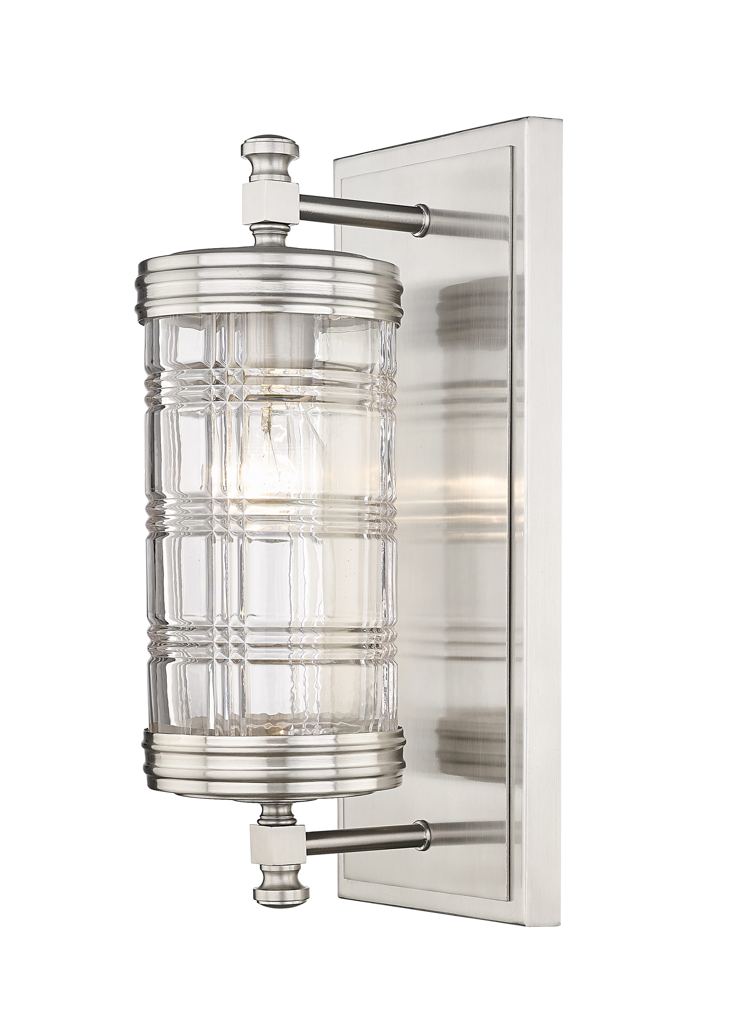 Archer 1-Light Wall Sconce In Brushed Nickel
