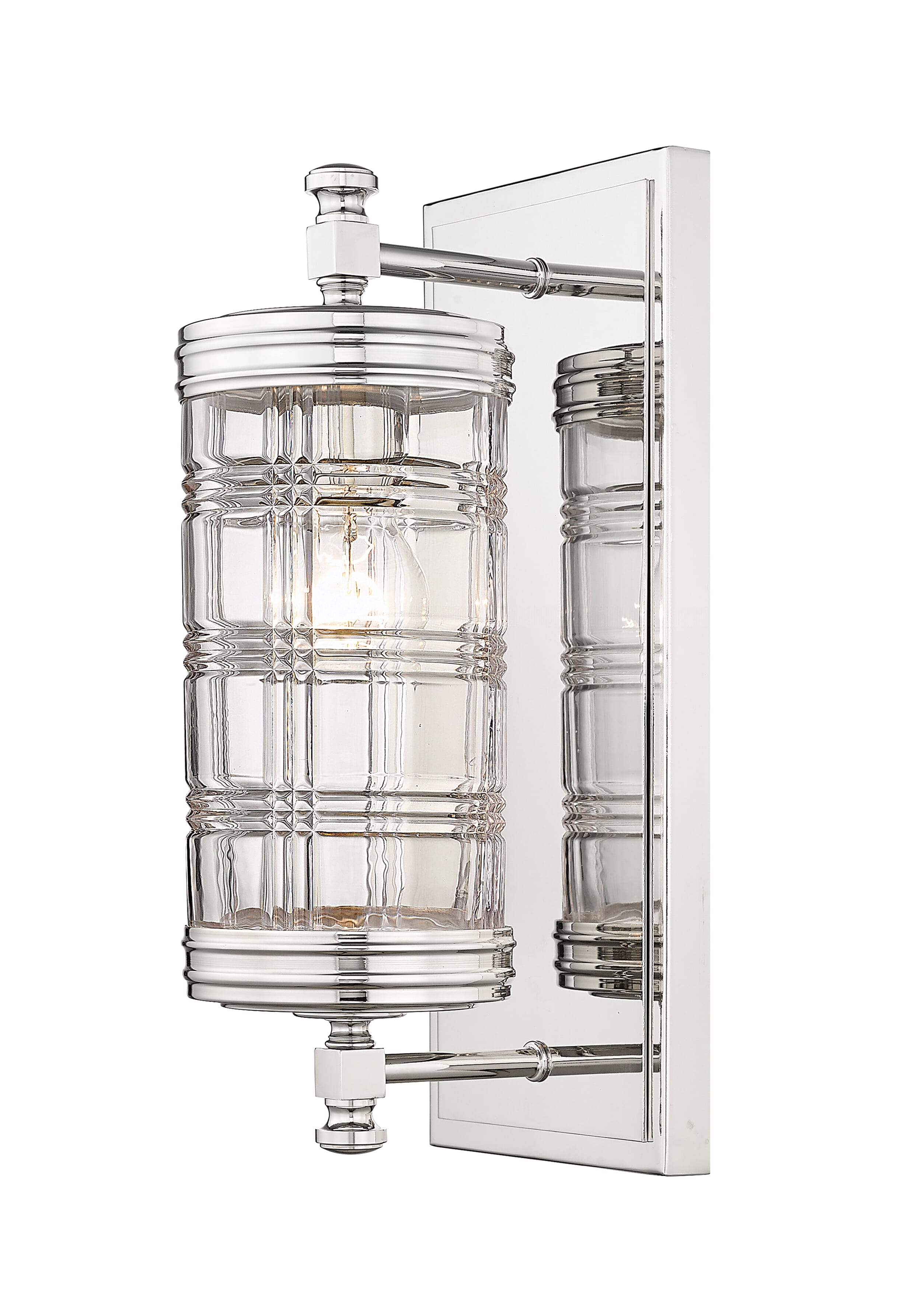 Archer 1-Light Wall Sconce In Polished Nickel