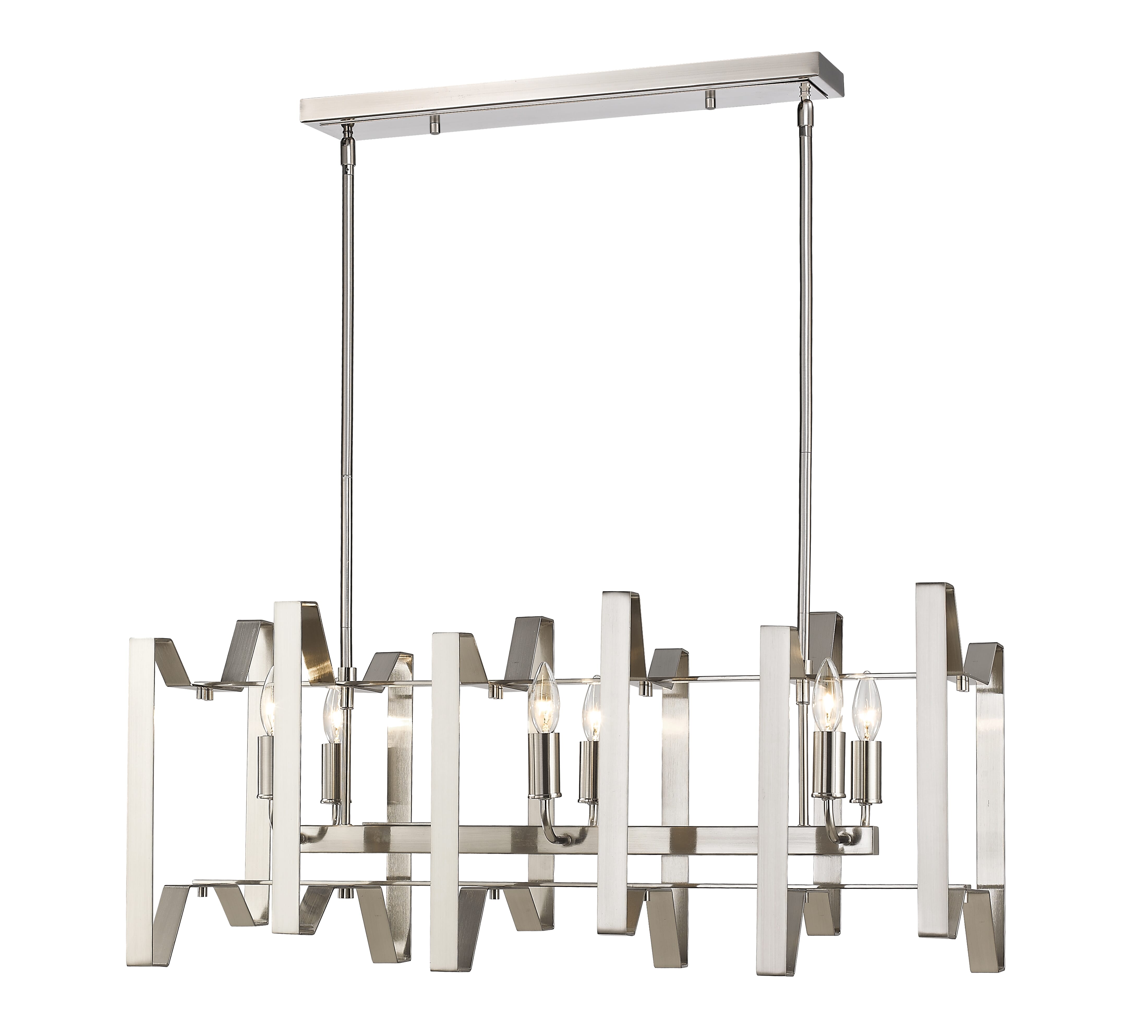 Marsala 6-Light Chandelier In Brushed Nickel