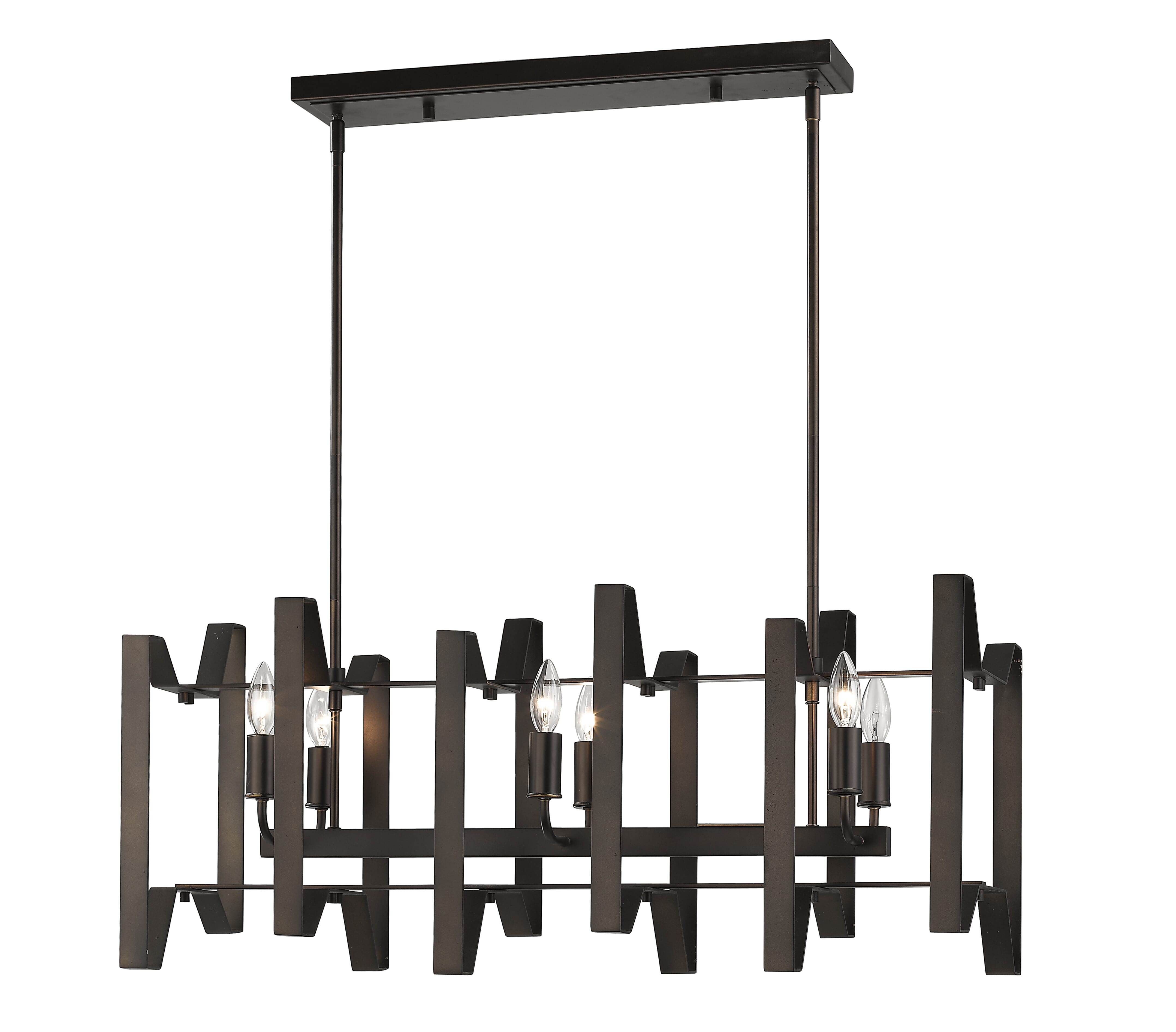 Marsala 6-Light Chandelier In Bronze