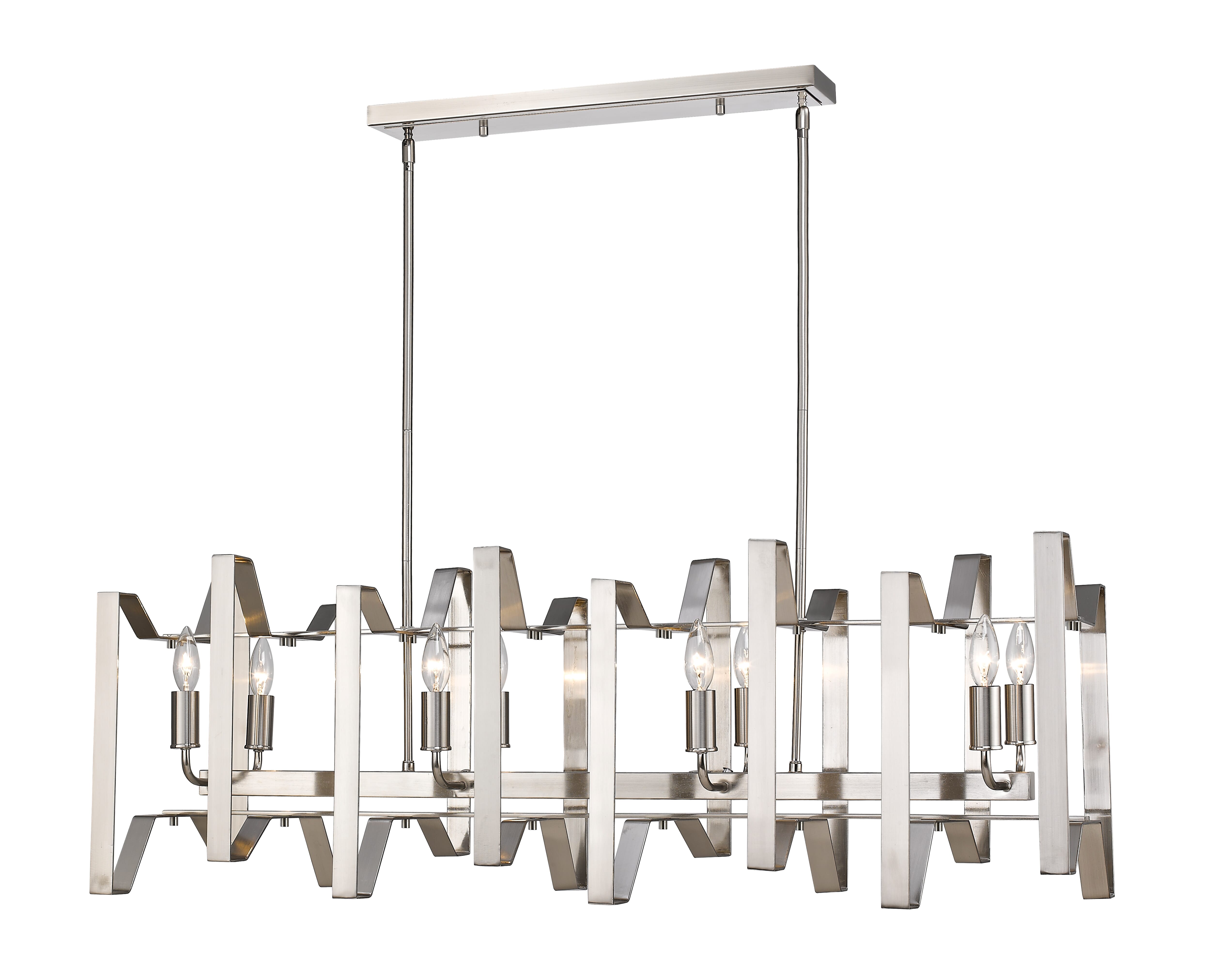 Marsala 8-Light Chandelier In Brushed Nickel