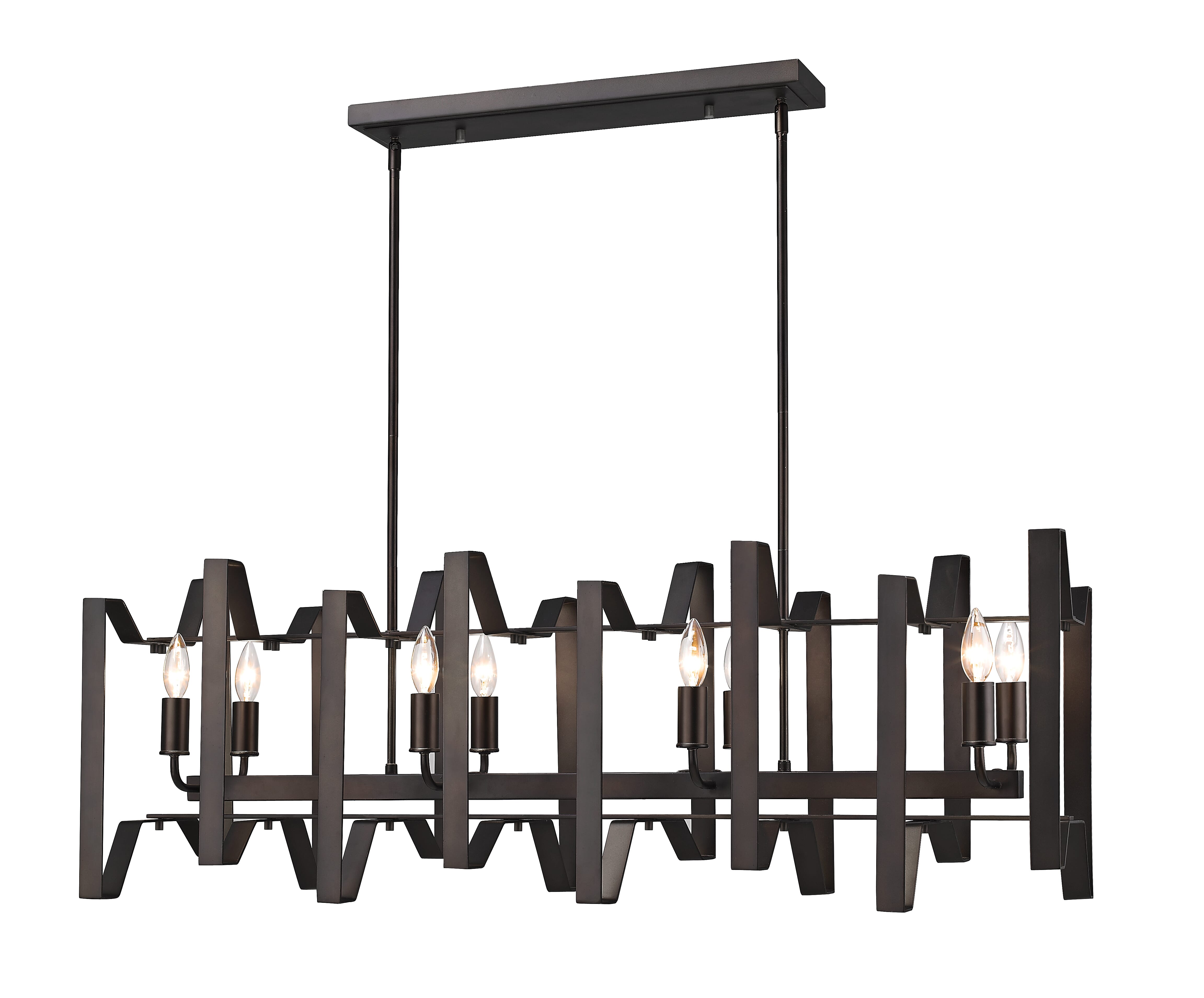 Marsala 8-Light Chandelier In Bronze