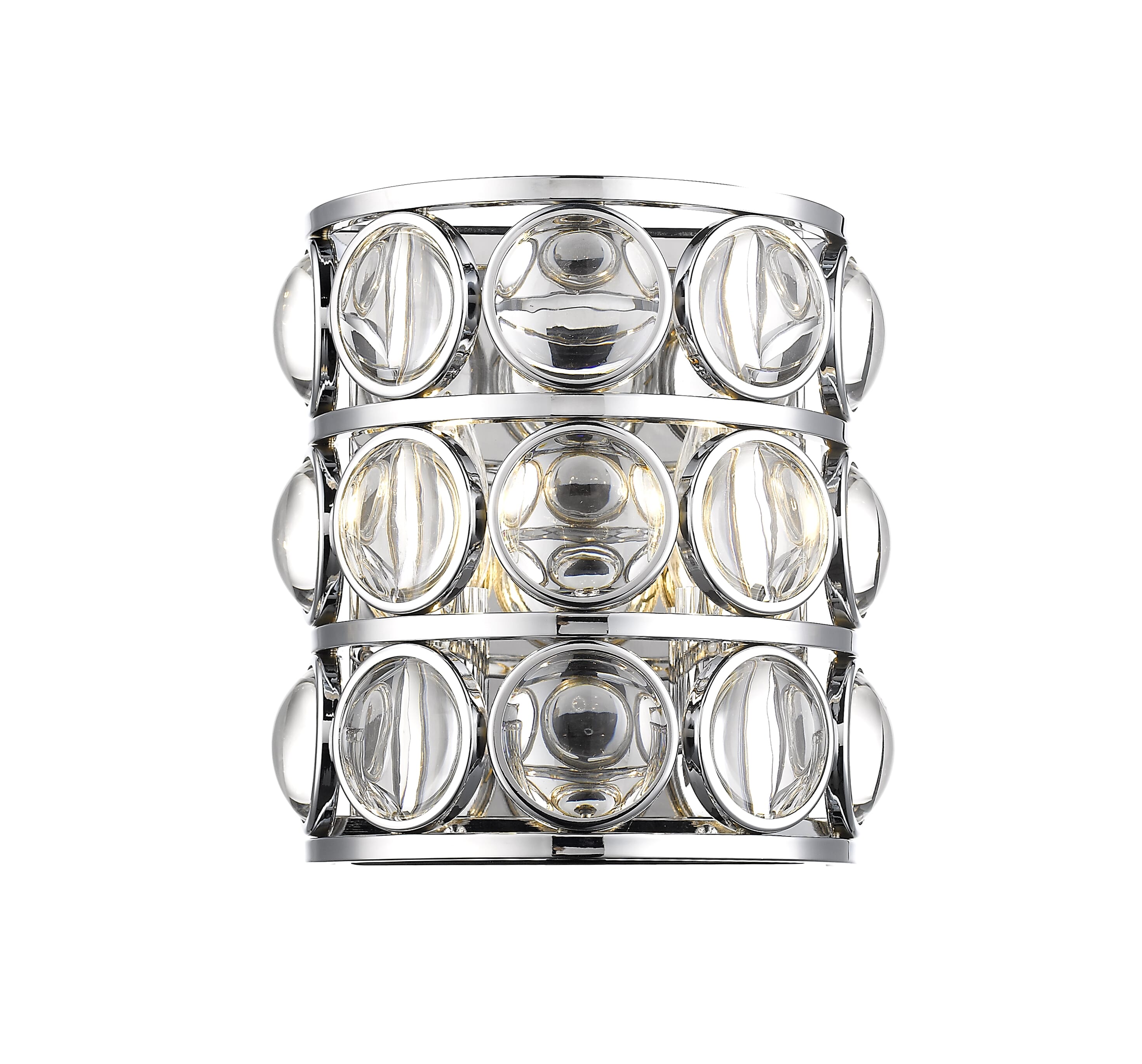 Eternity 2-Light Wall Sconce In Chrome