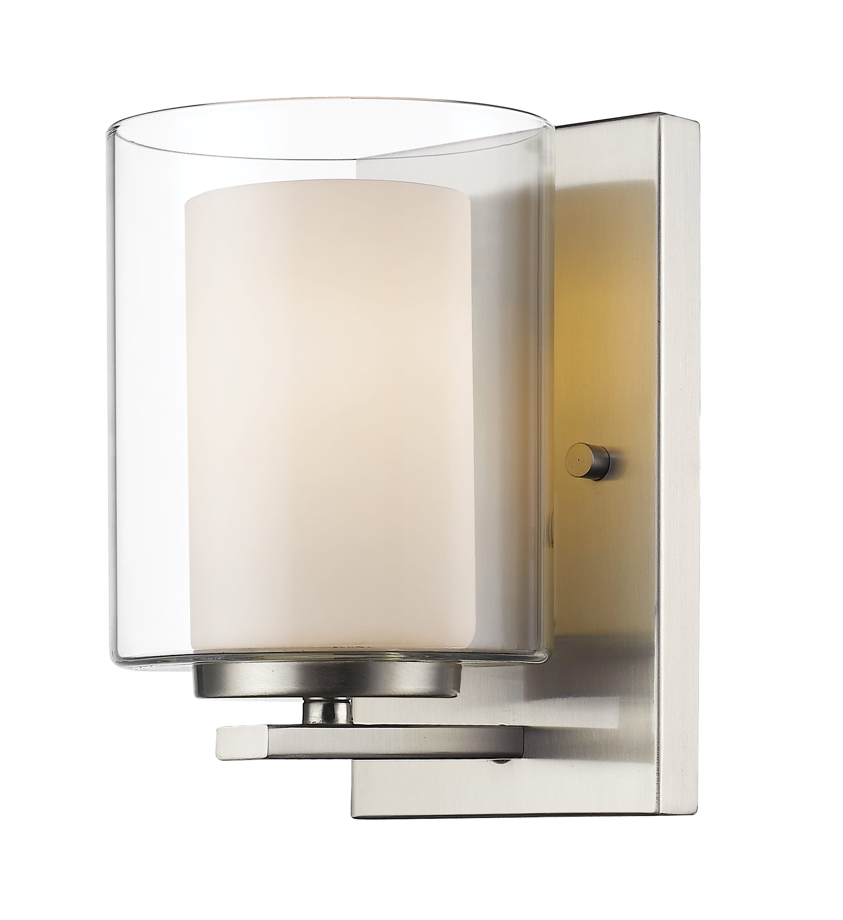 Willow 1-Light Wall Sconce In Brushed Nickel