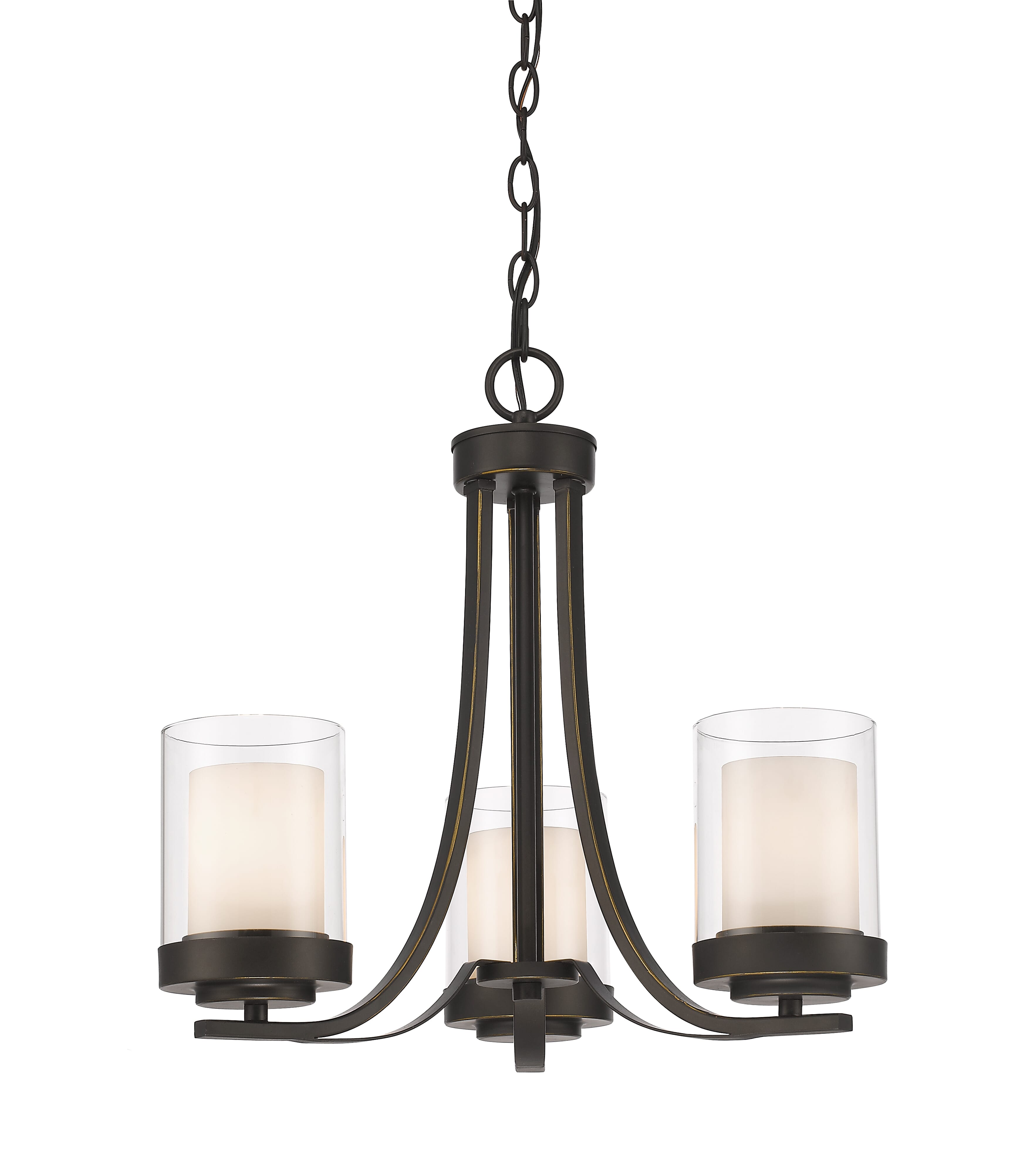 Willow 3-Light Chandelier In Olde Bronze