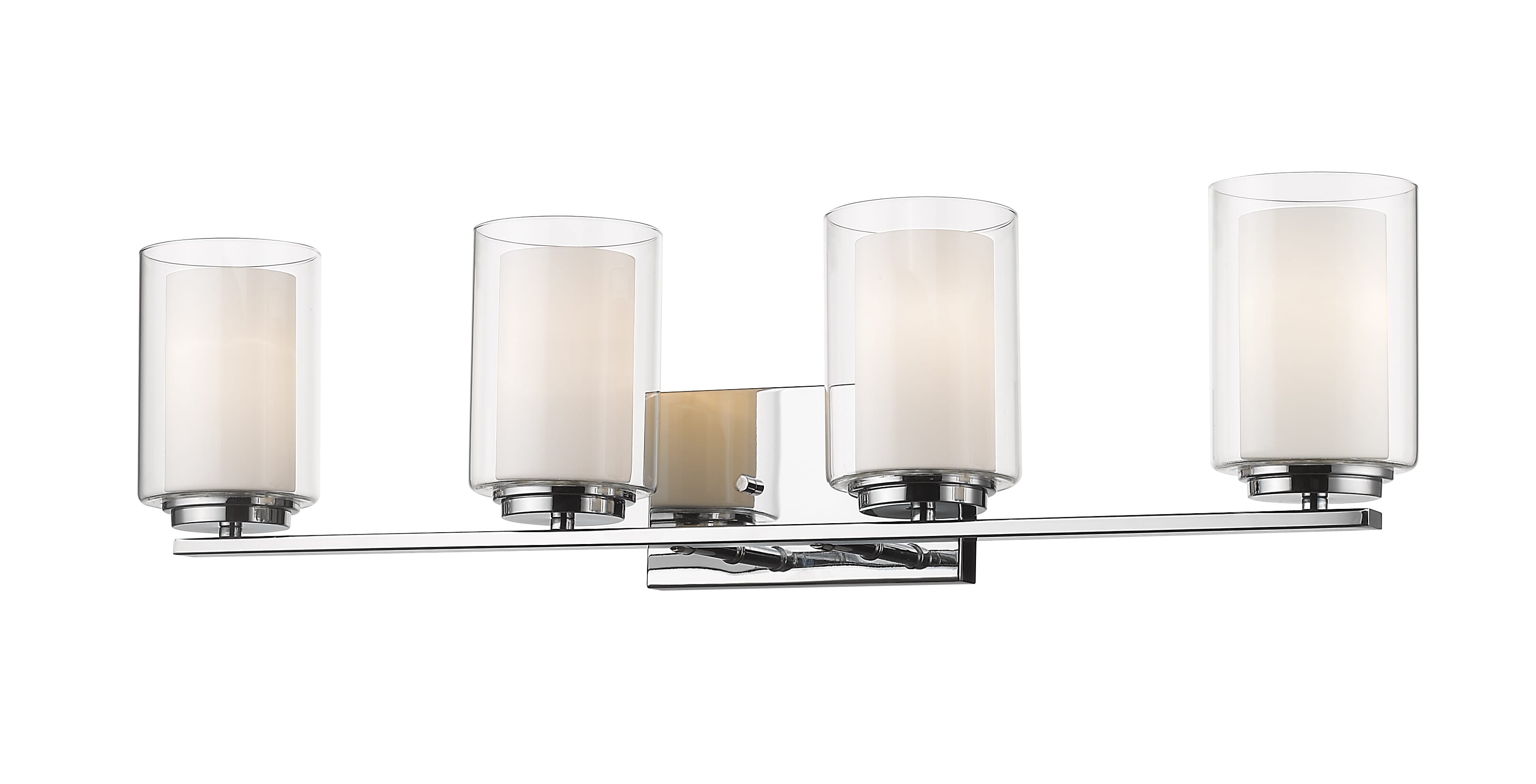 Willow 4-Light Bathroom Vanity Light In Chrome