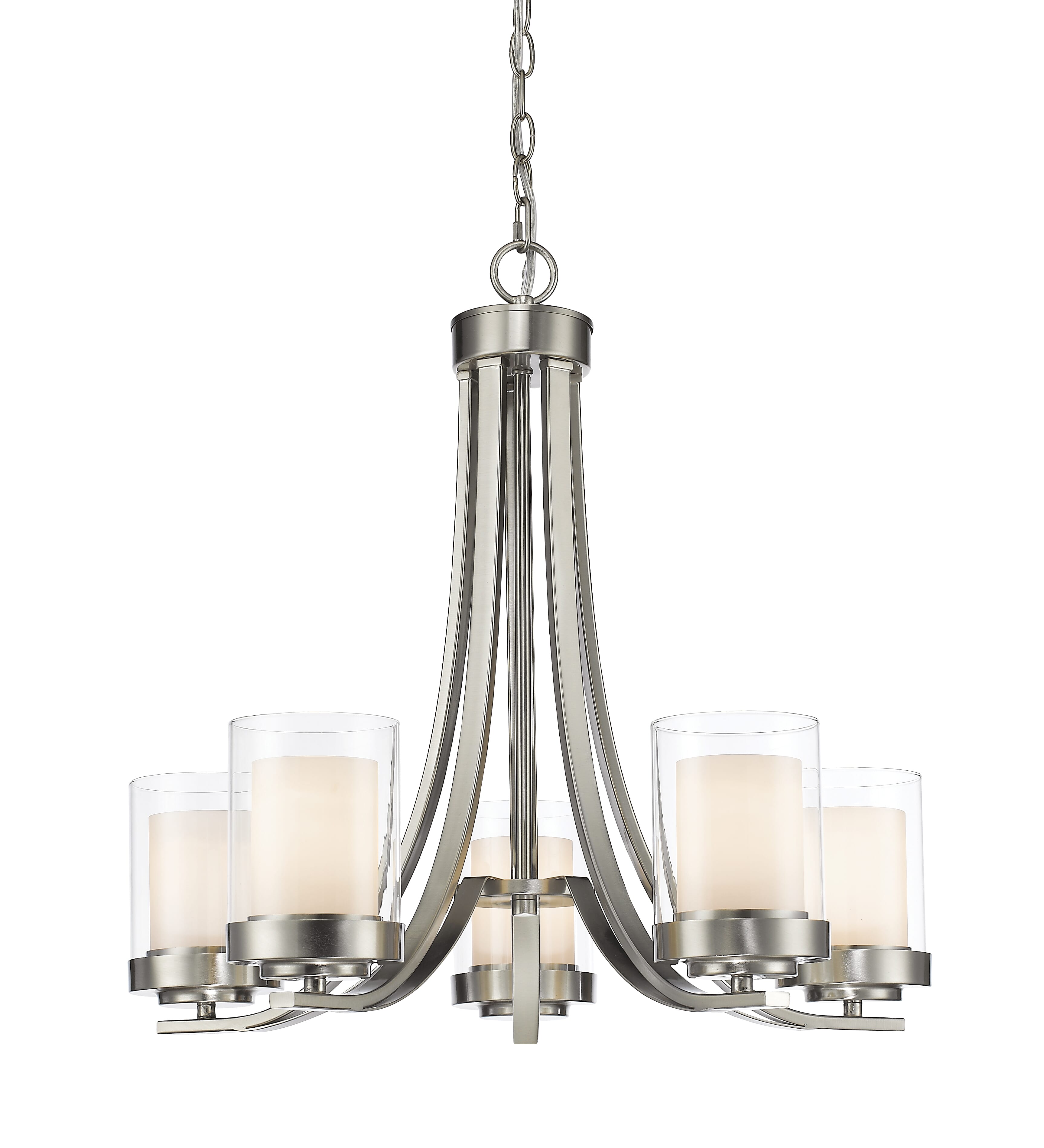 Willow 5-Light Chandelier In Brushed Nickel