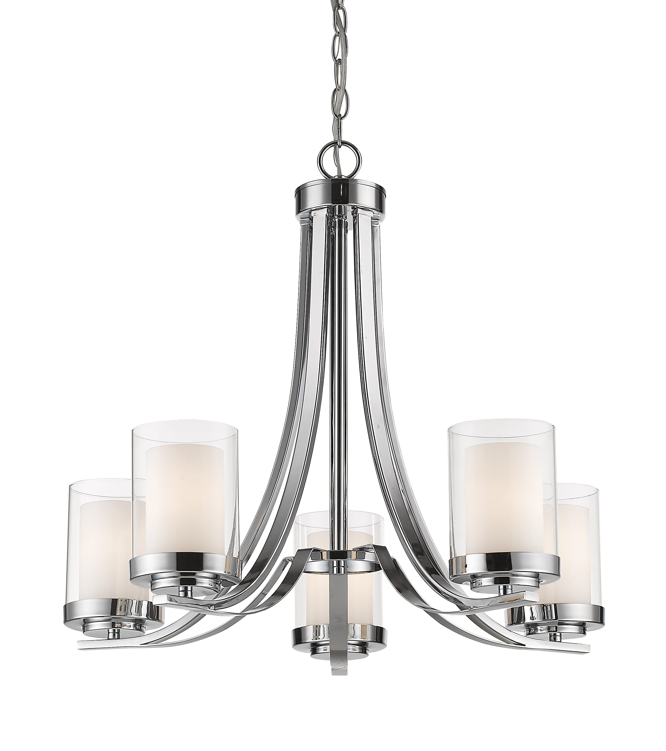 Willow 5-Light Chandelier In Chrome