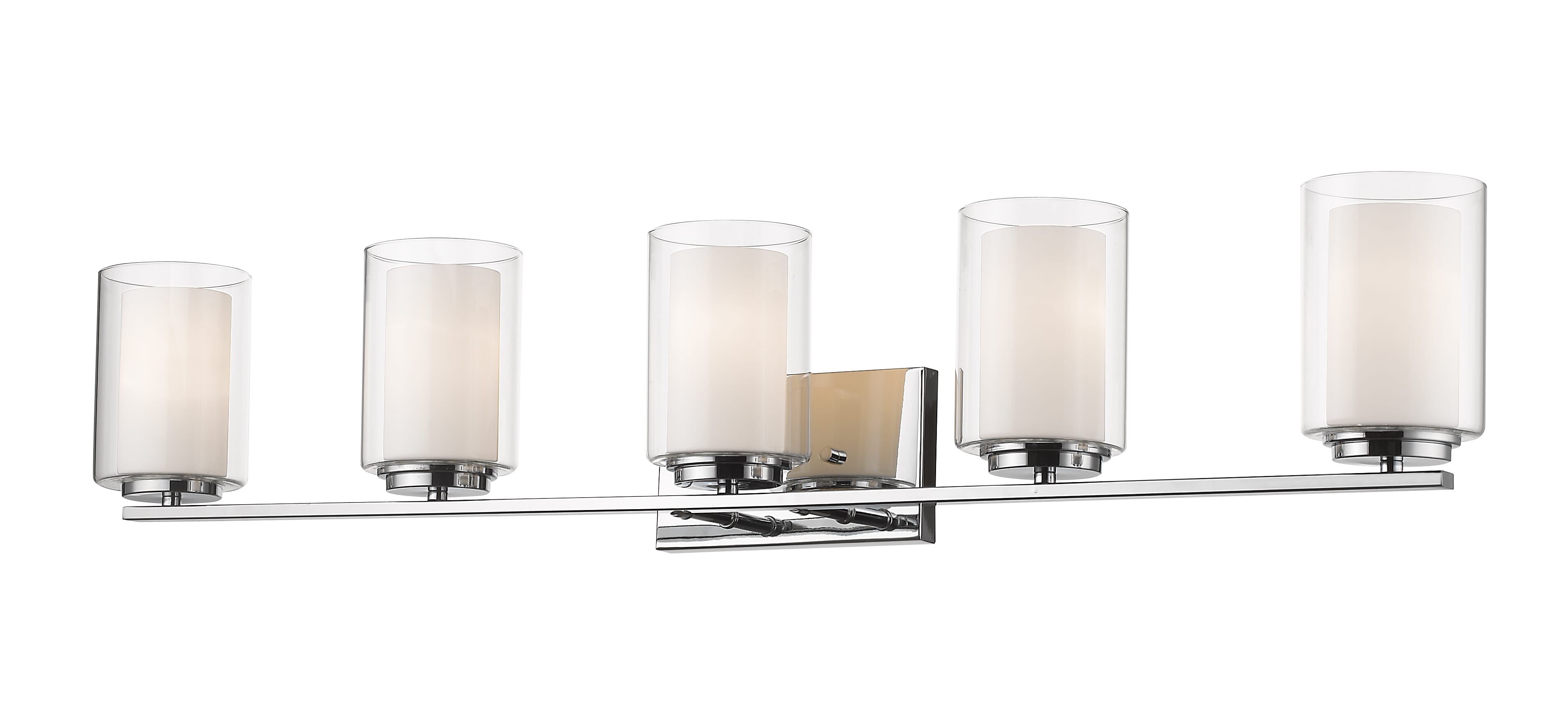 Willow 5-Light Bathroom Vanity Light In Chrome