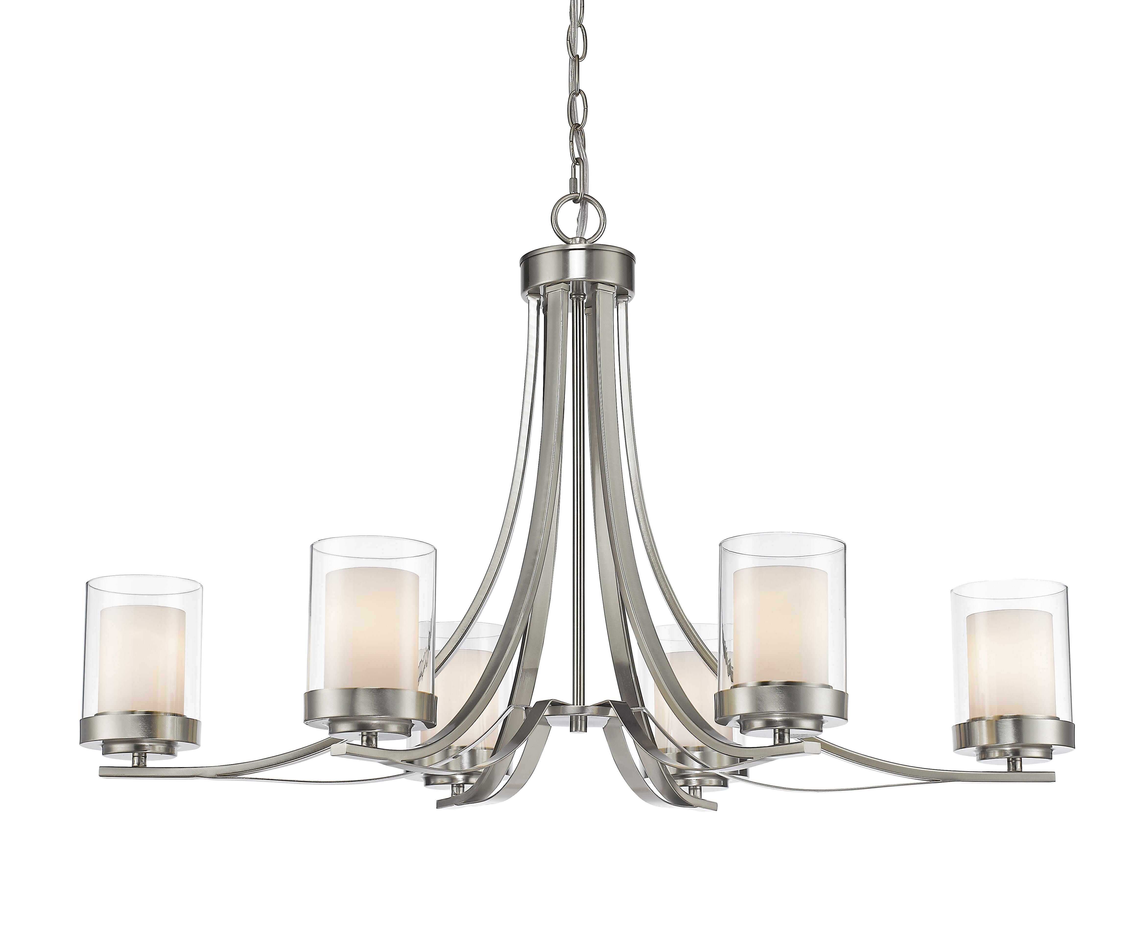 Willow 6-Light Chandelier In Brushed Nickel