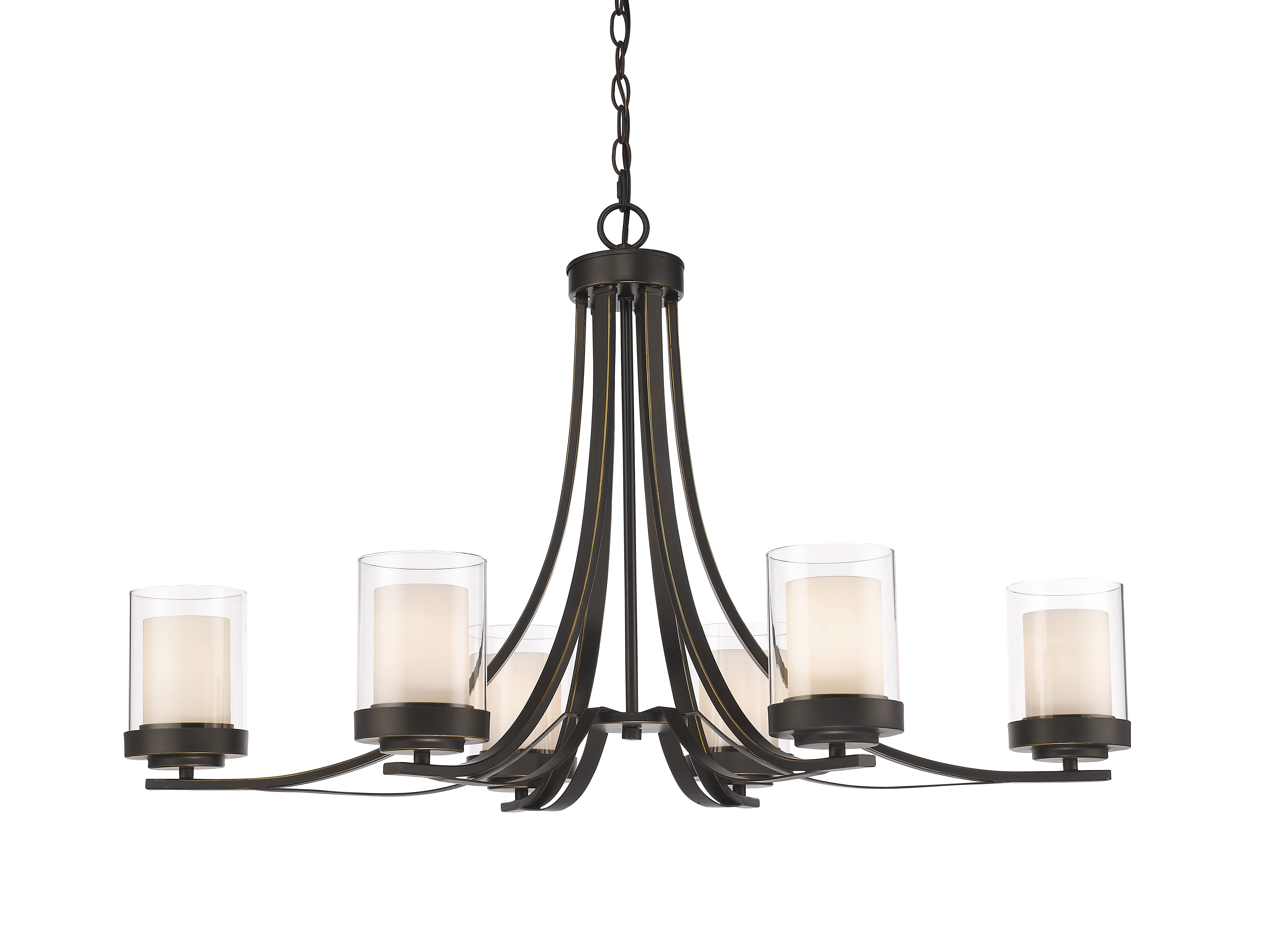 Willow 6-Light Chandelier In Olde Bronze