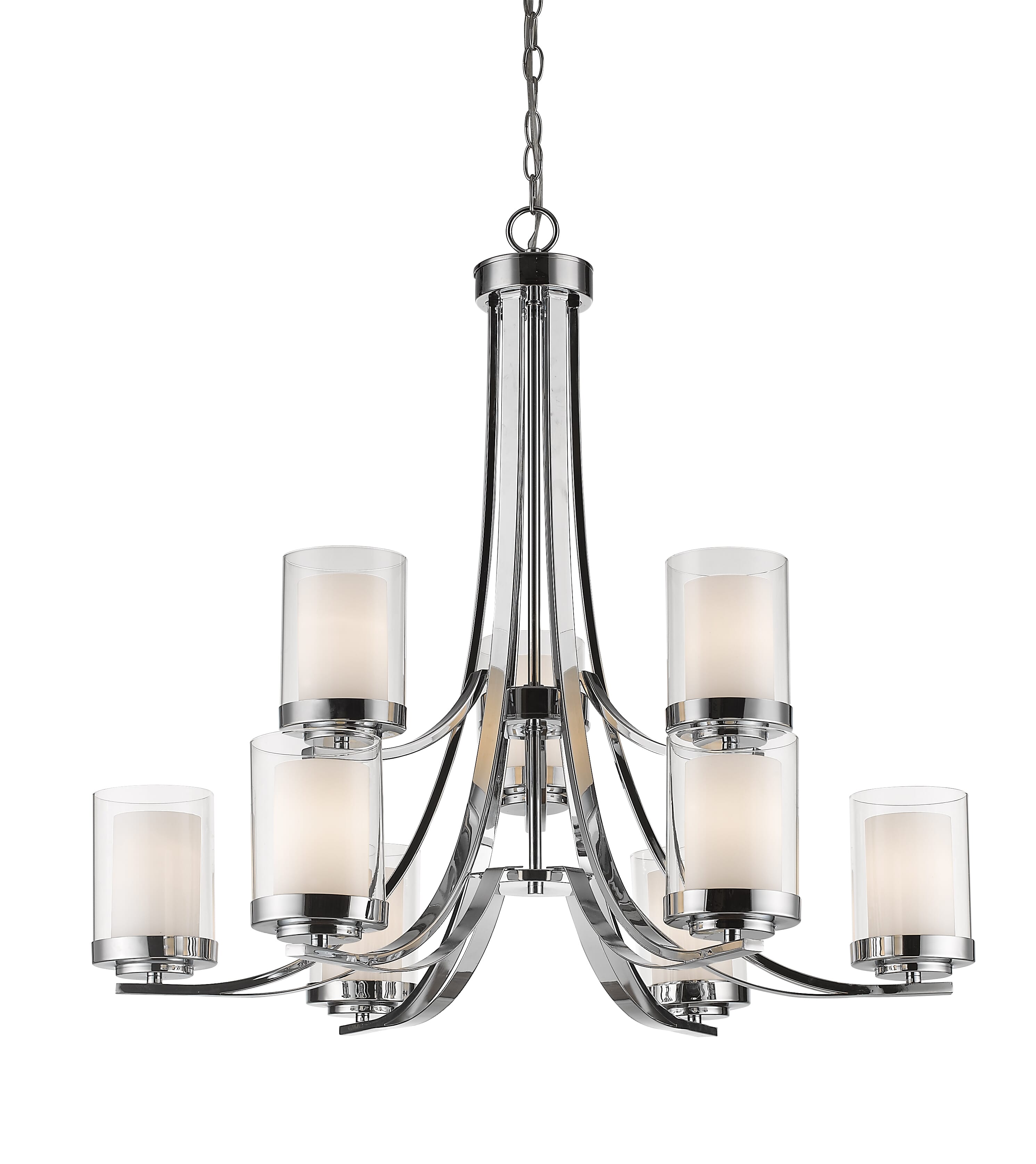 Willow 9-Light Chandelier In Chrome