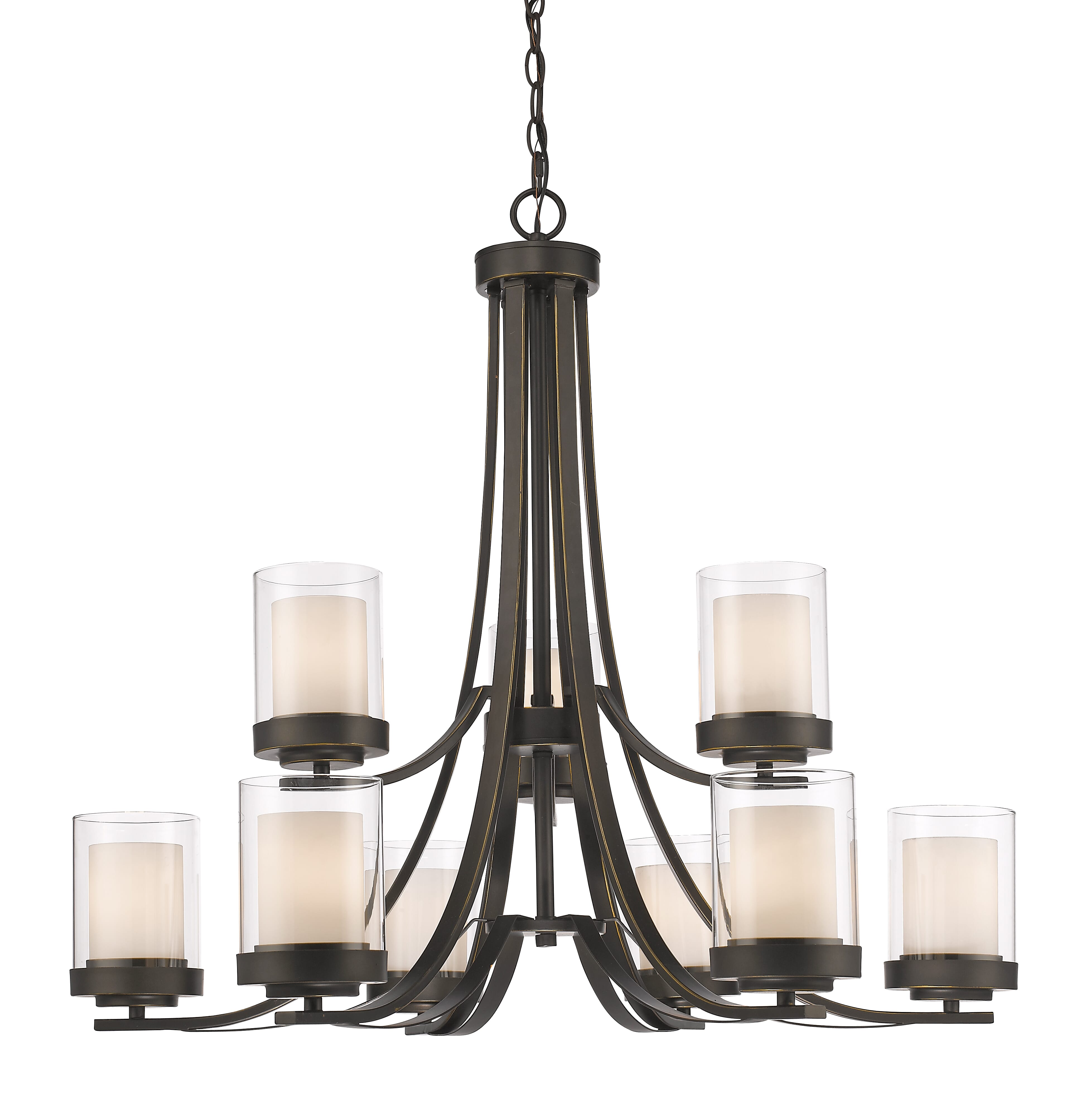 Willow 9-Light Chandelier In Olde Bronze