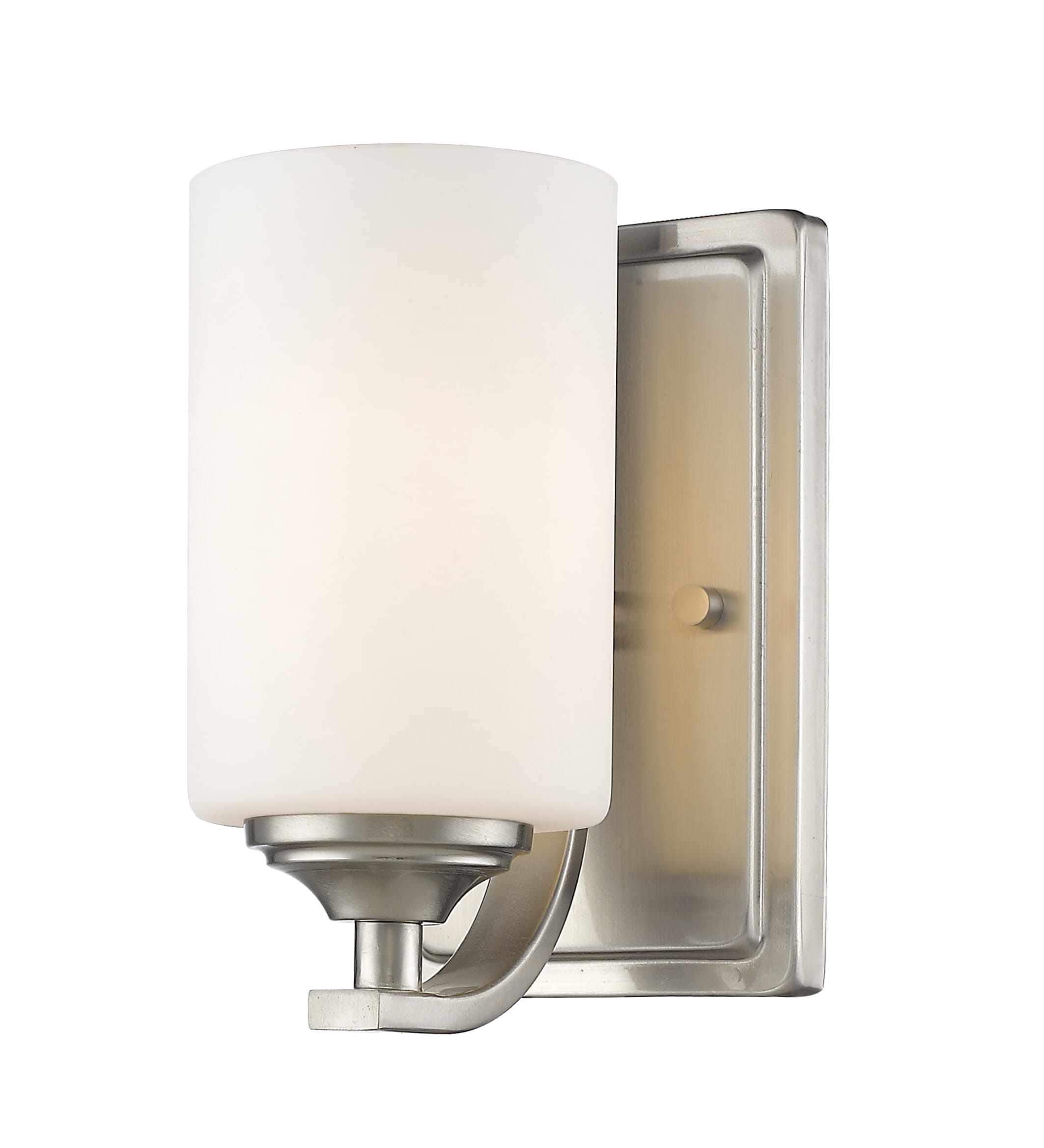 Bordeaux 1-Light Wall Sconce In Brushed Nickel