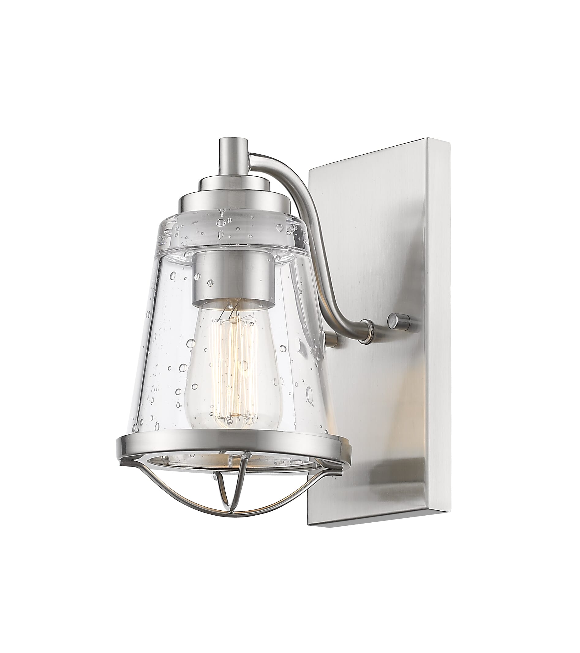 Mariner 1-Light Wall Sconce In Brushed Nickel