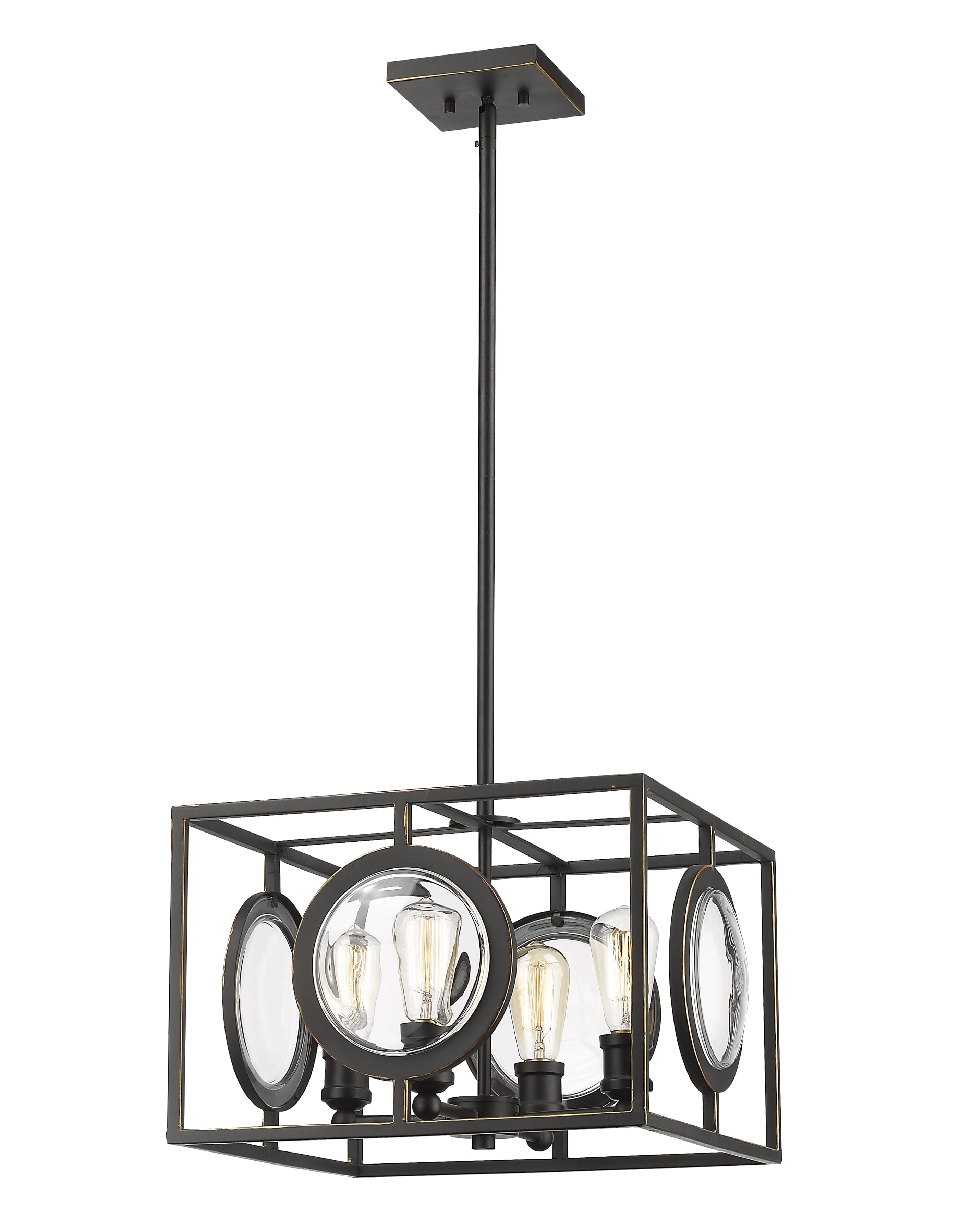 Port 4-Light Pendant Light In Olde Bronze