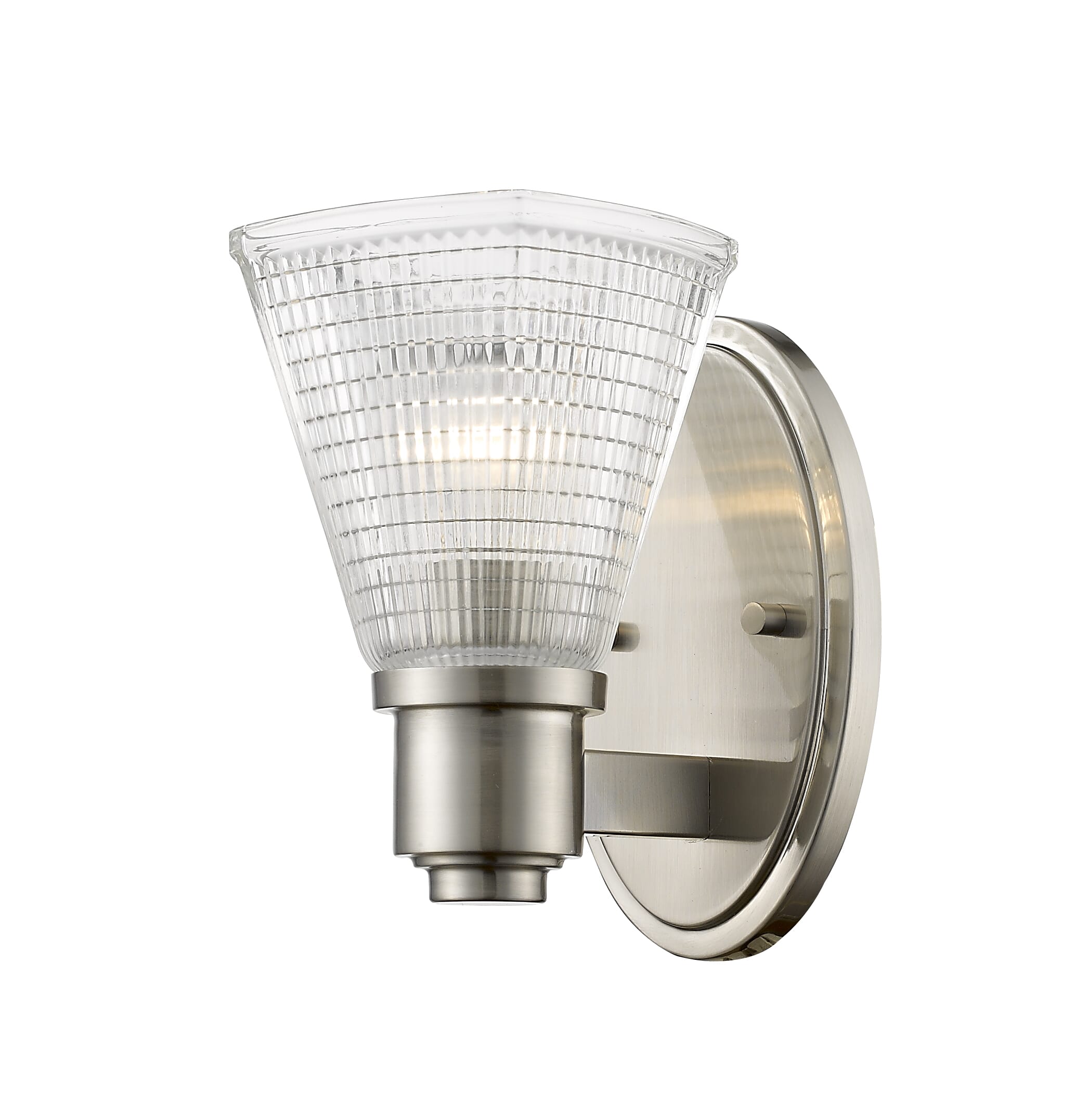 Intrepid 1-Light Wall Sconce In Brushed Nickel