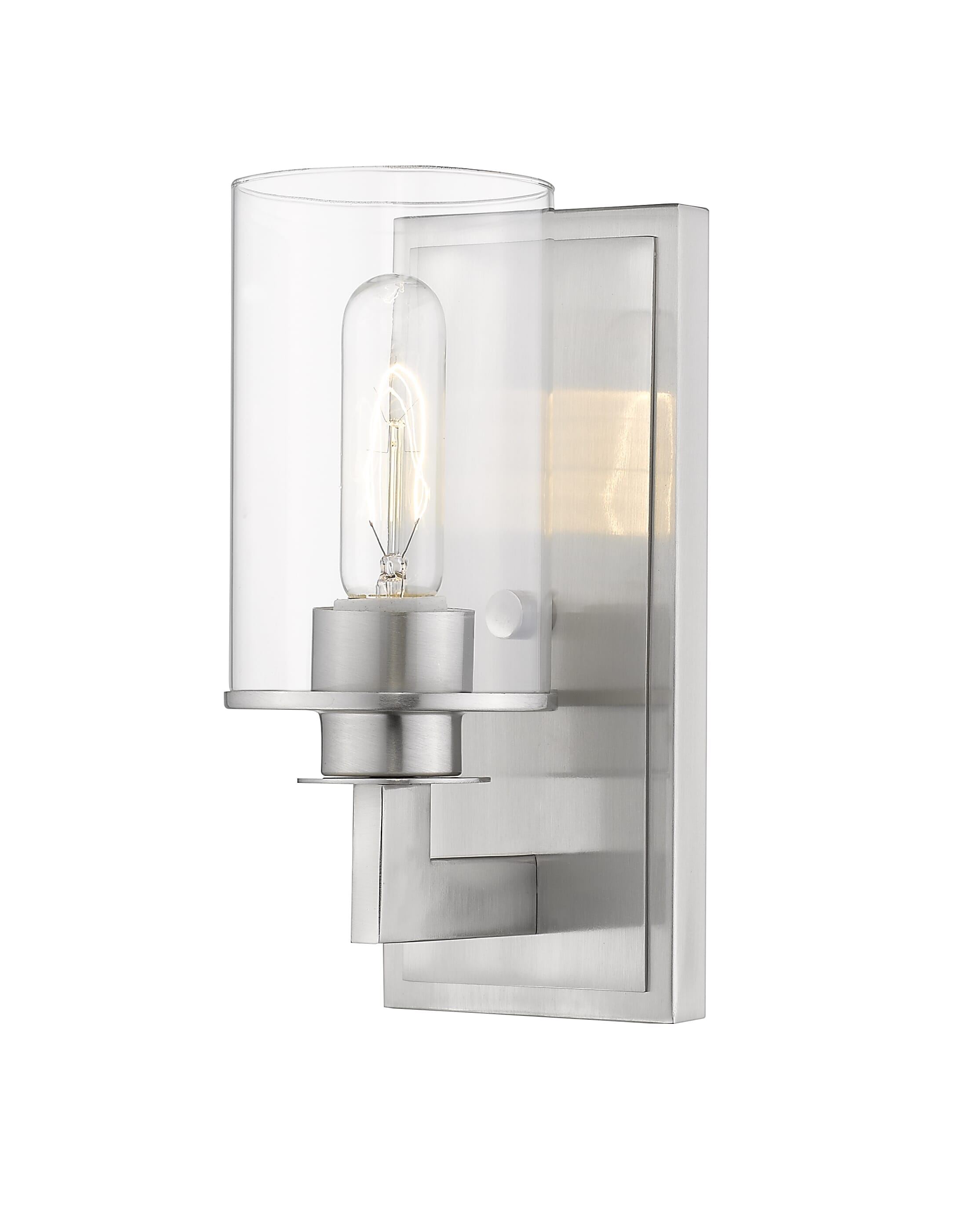 Savannah 1-Light Wall Sconce In Brushed Nickel