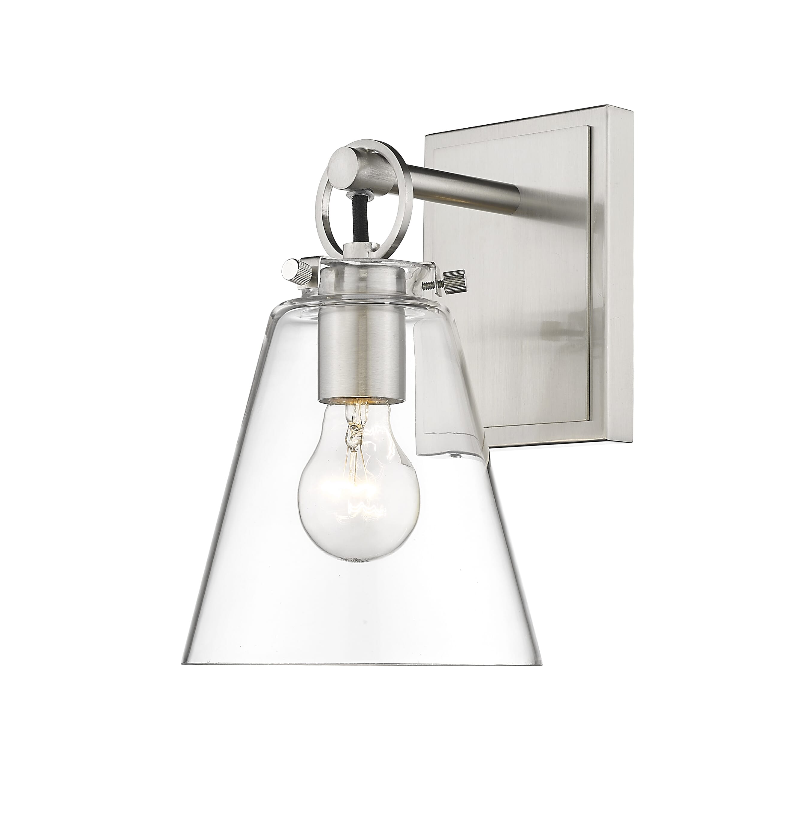 Harper 1-Light Wall Sconce In Brushed Nickel