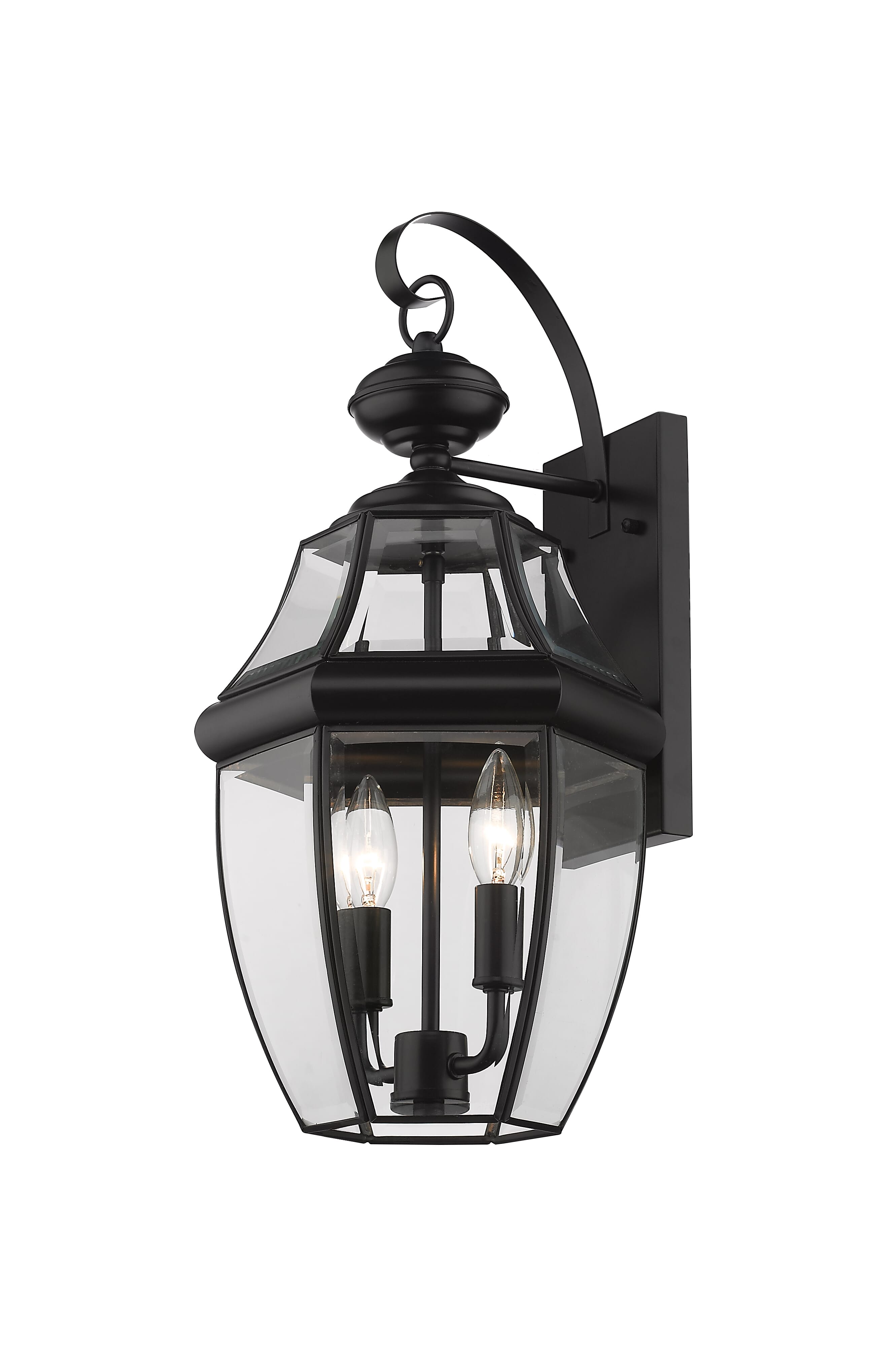 Westover 2-Light Outdoor Wall Sconce In Black