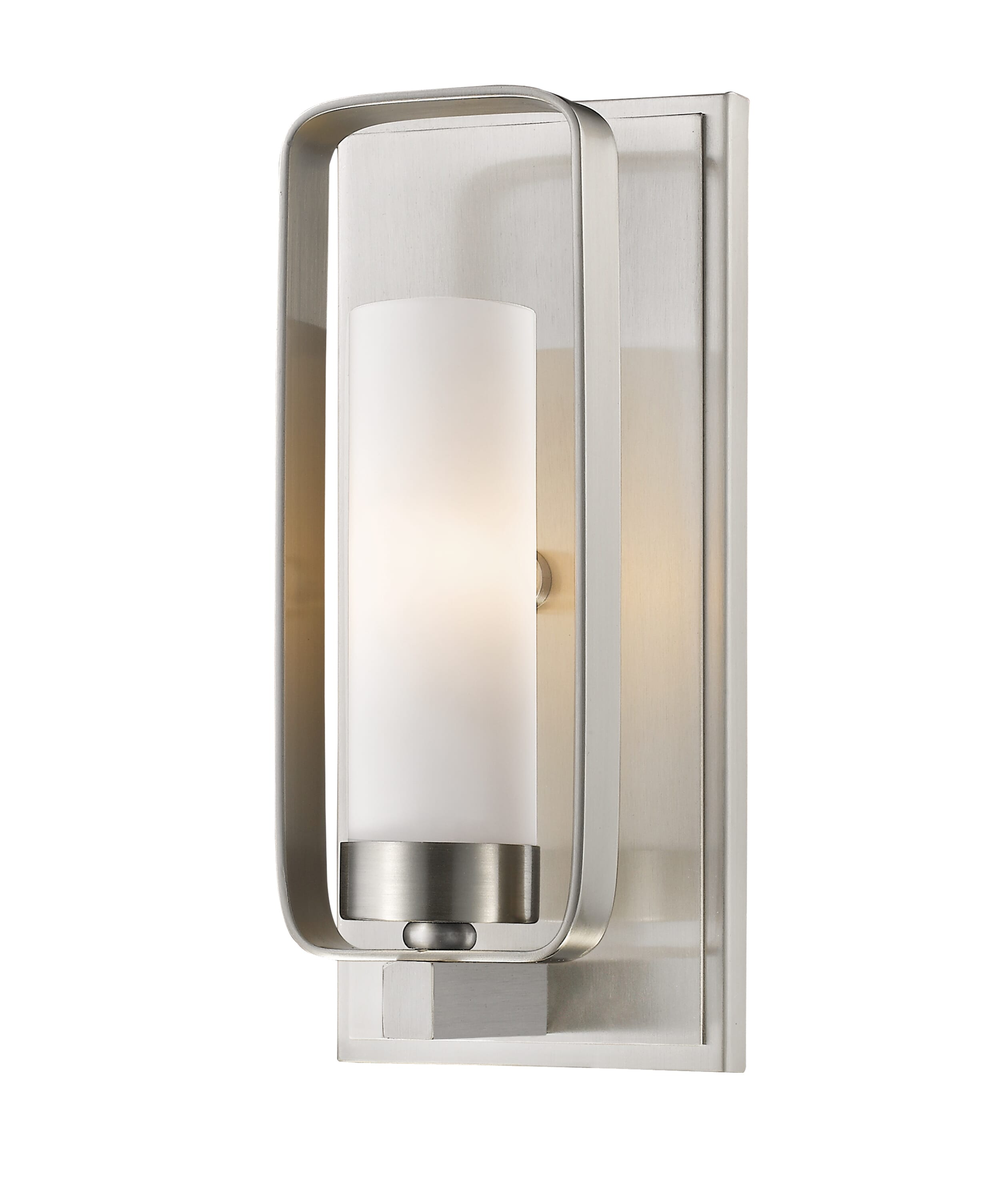 Aideen 1-Light Wall Sconce In Brushed Nickel