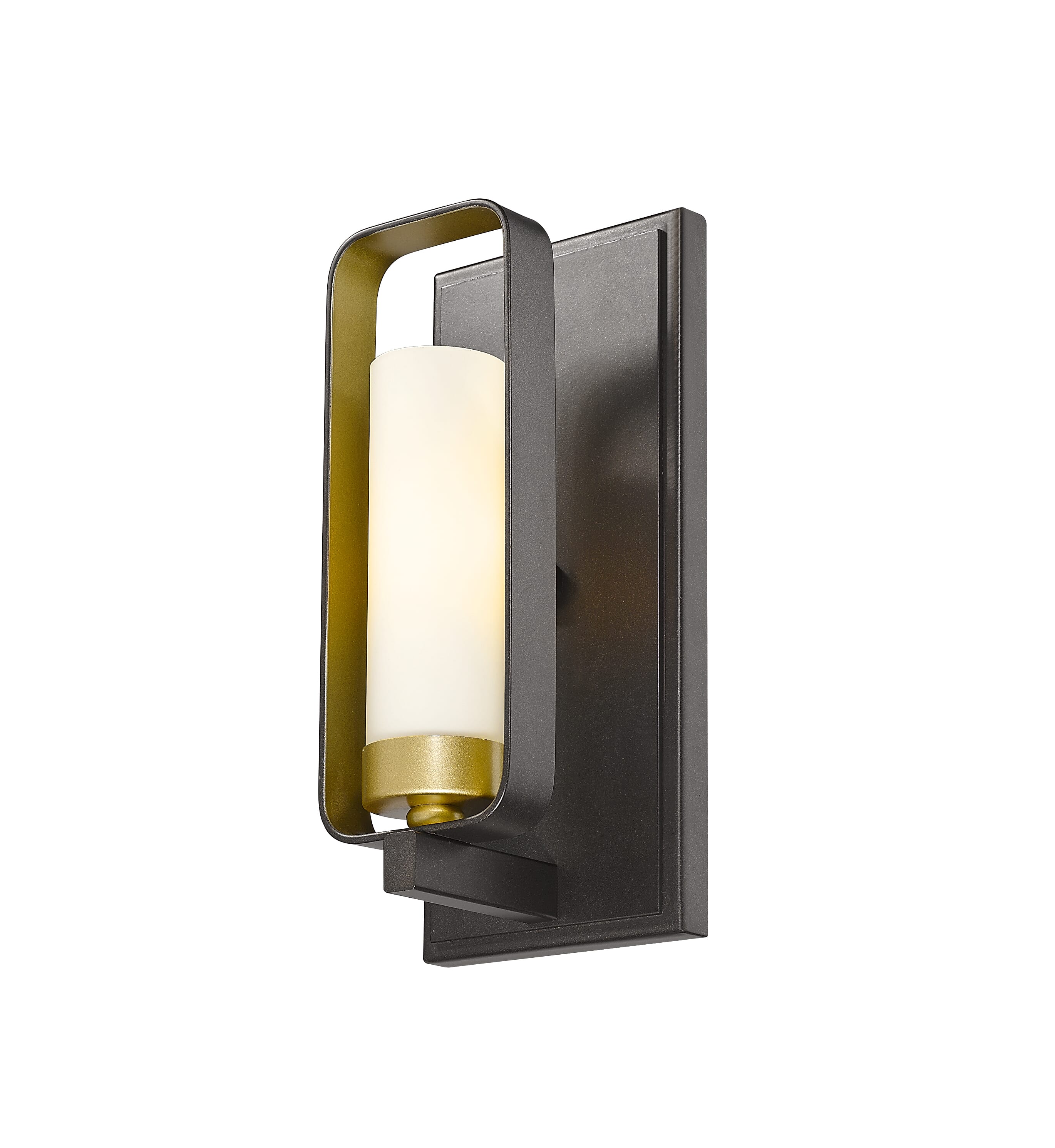 Aideen 1-Light Wall Sconce In Bronze Gold
