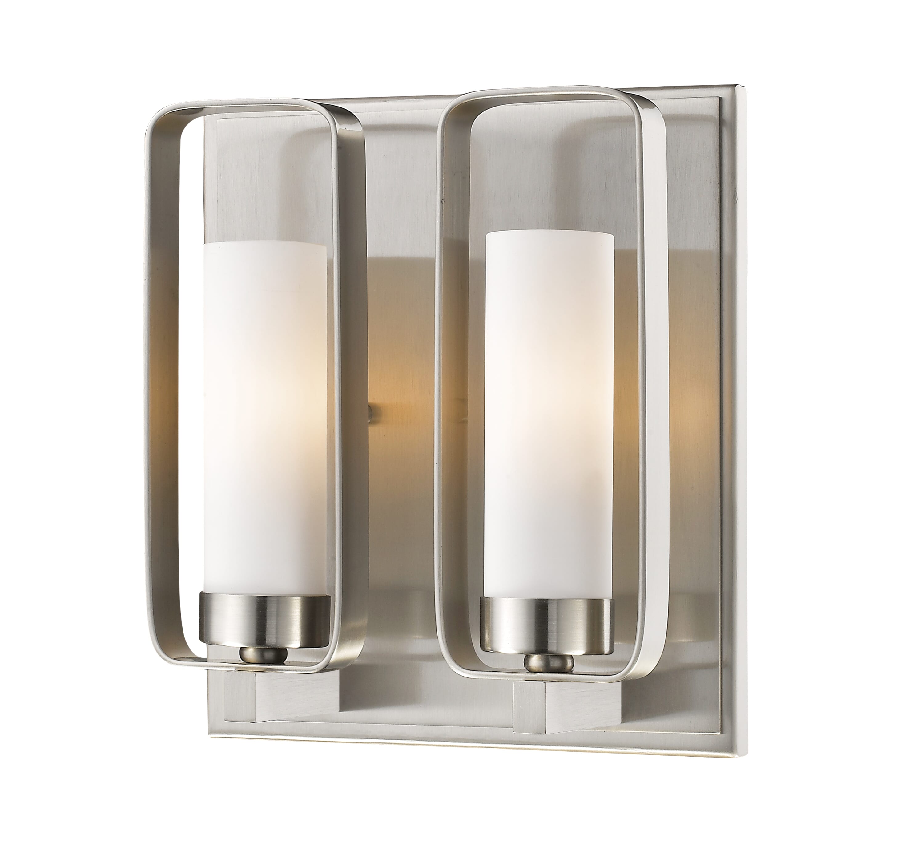 Aideen 2-Light Wall Sconce In Brushed Nickel