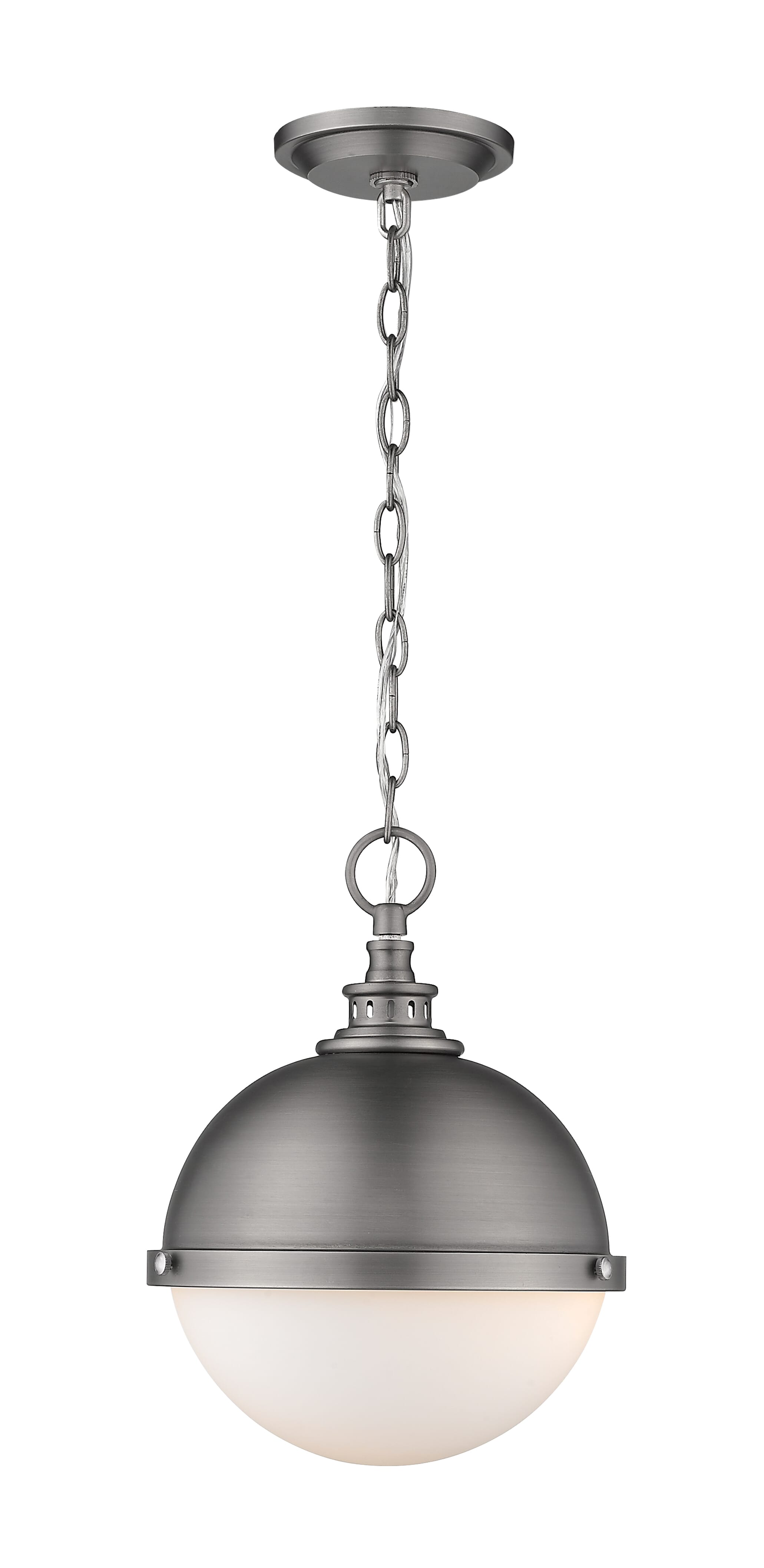 Peyton 2-Light Mini Pendant Light In Antique Nickel