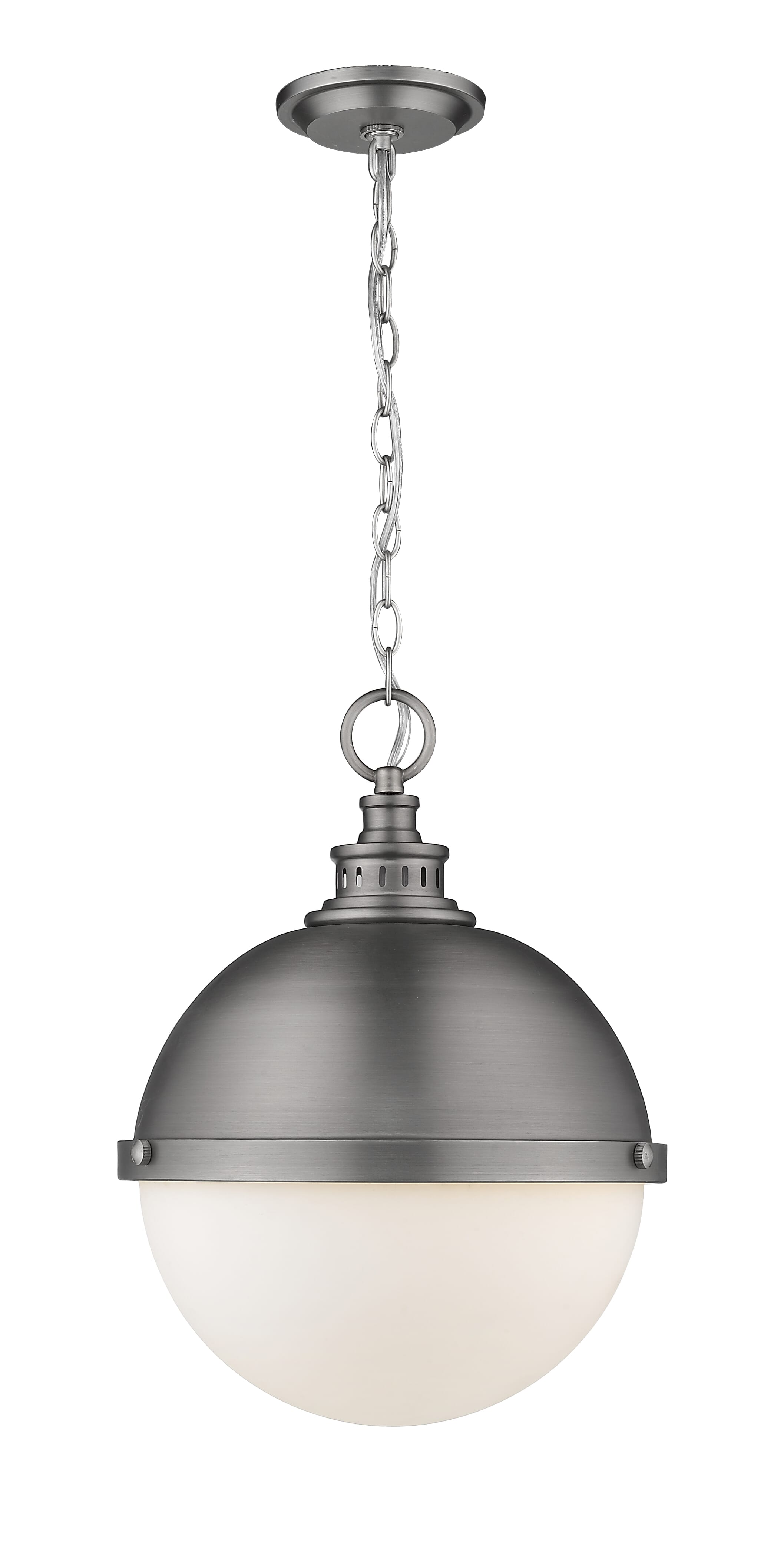 Peyton 2-Light Pendant Light In Antique Nickel