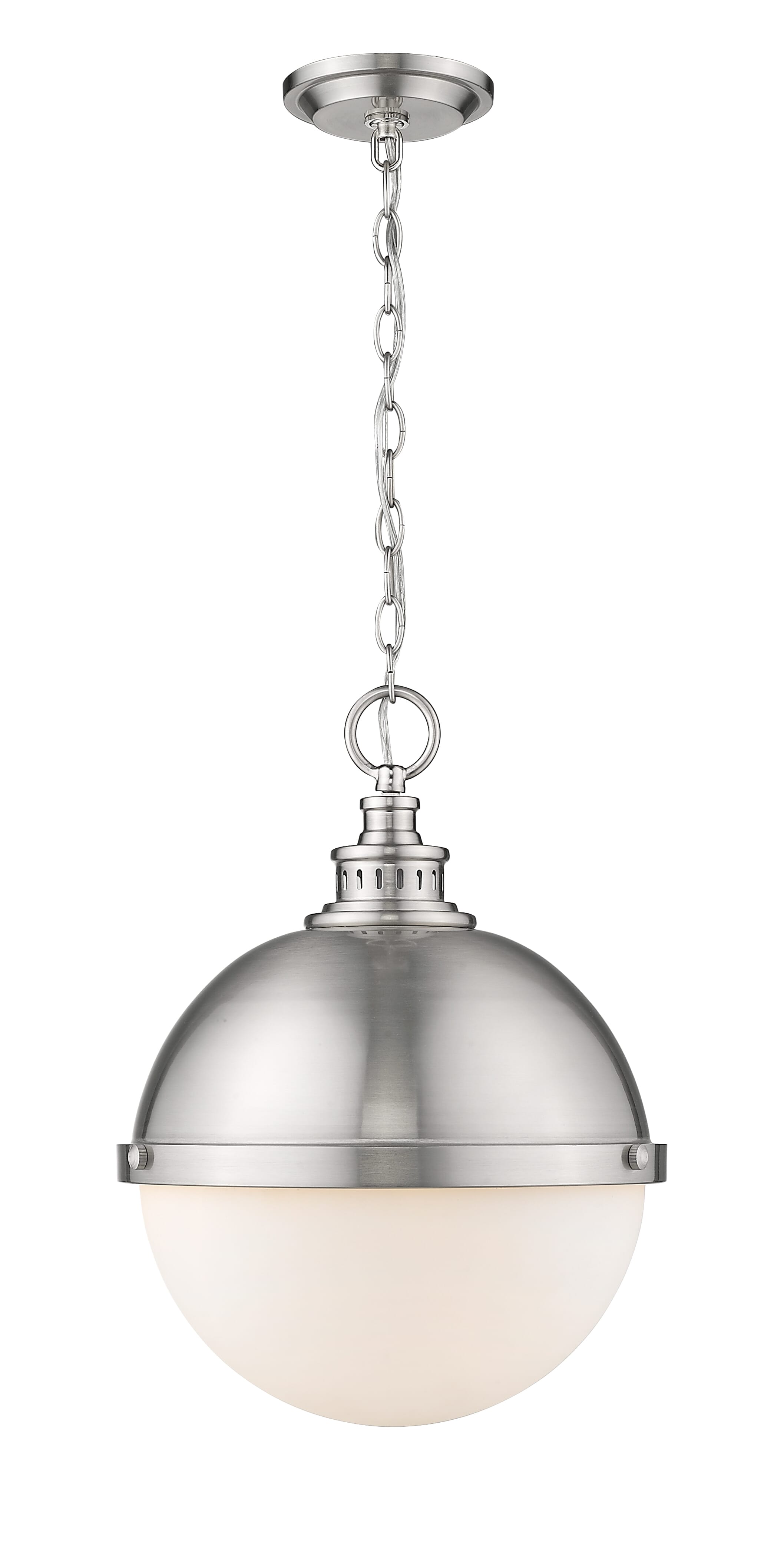 Peyton 2-Light Pendant Light In Brushed Nickel