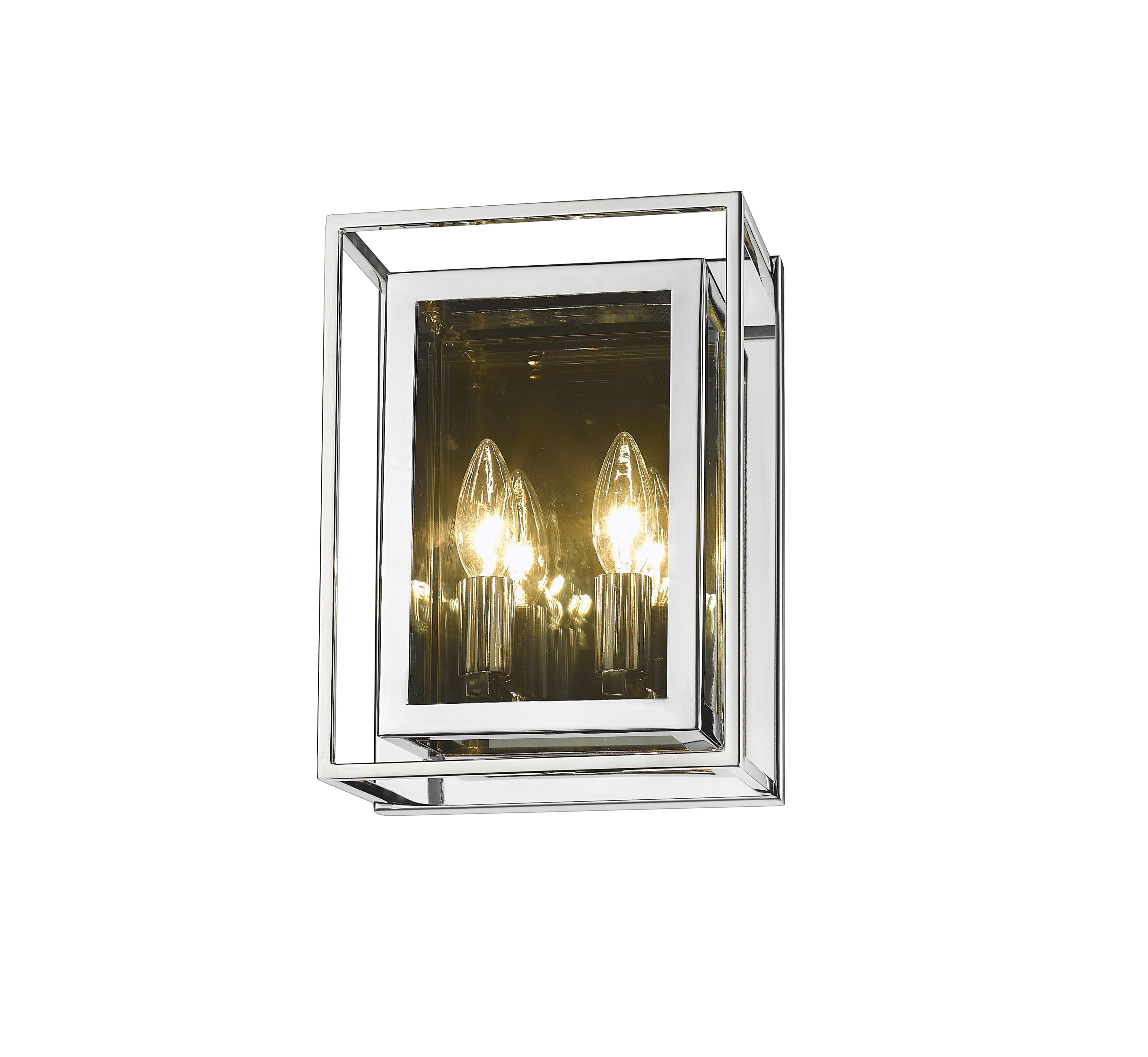 Infinity 2-Light Wall Sconce In Chrome