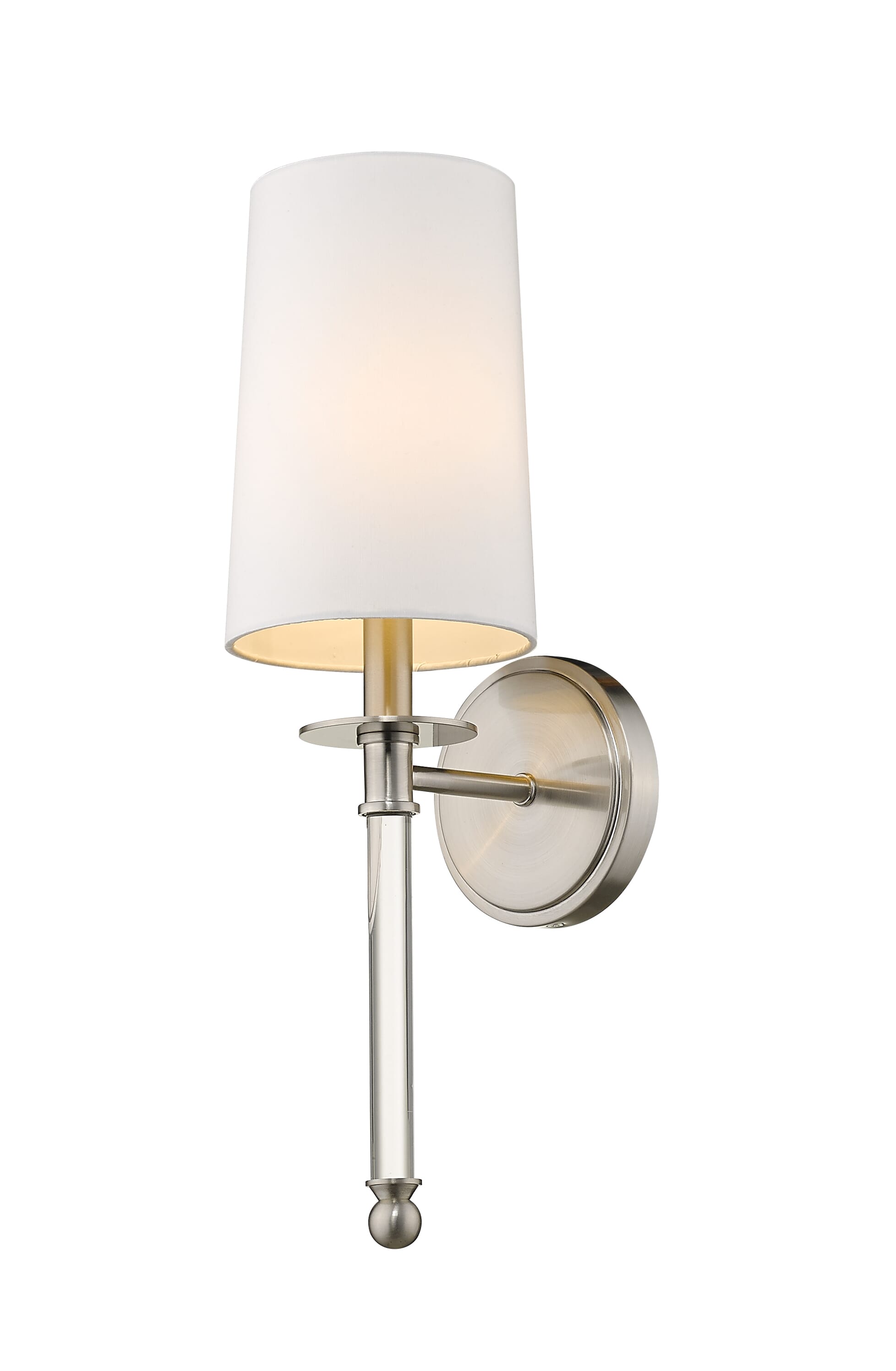 Mila 1-Light Wall Sconce In Brushed Nickel