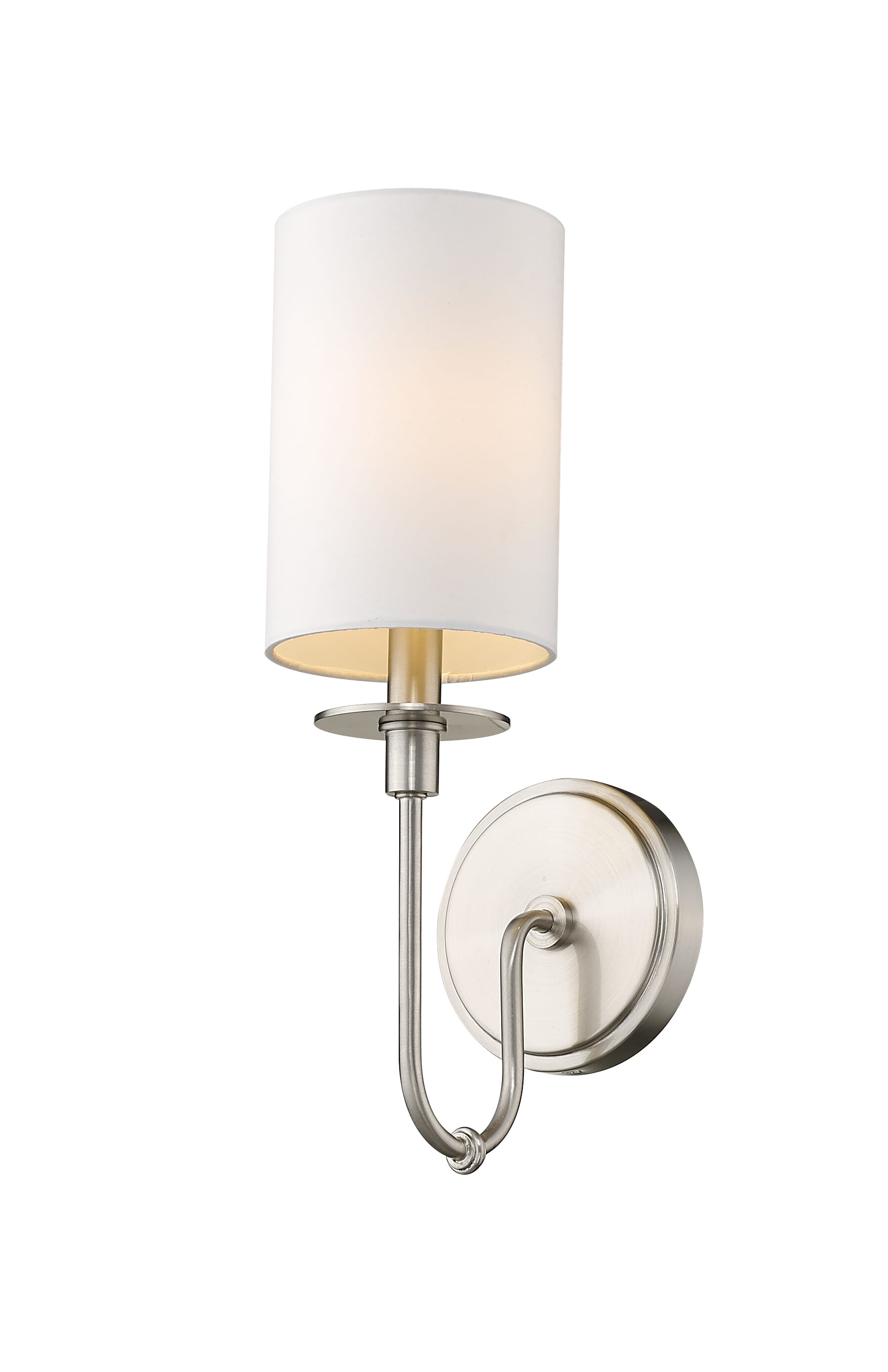 Ella 1-Light Wall Sconce In Brushed Nickel