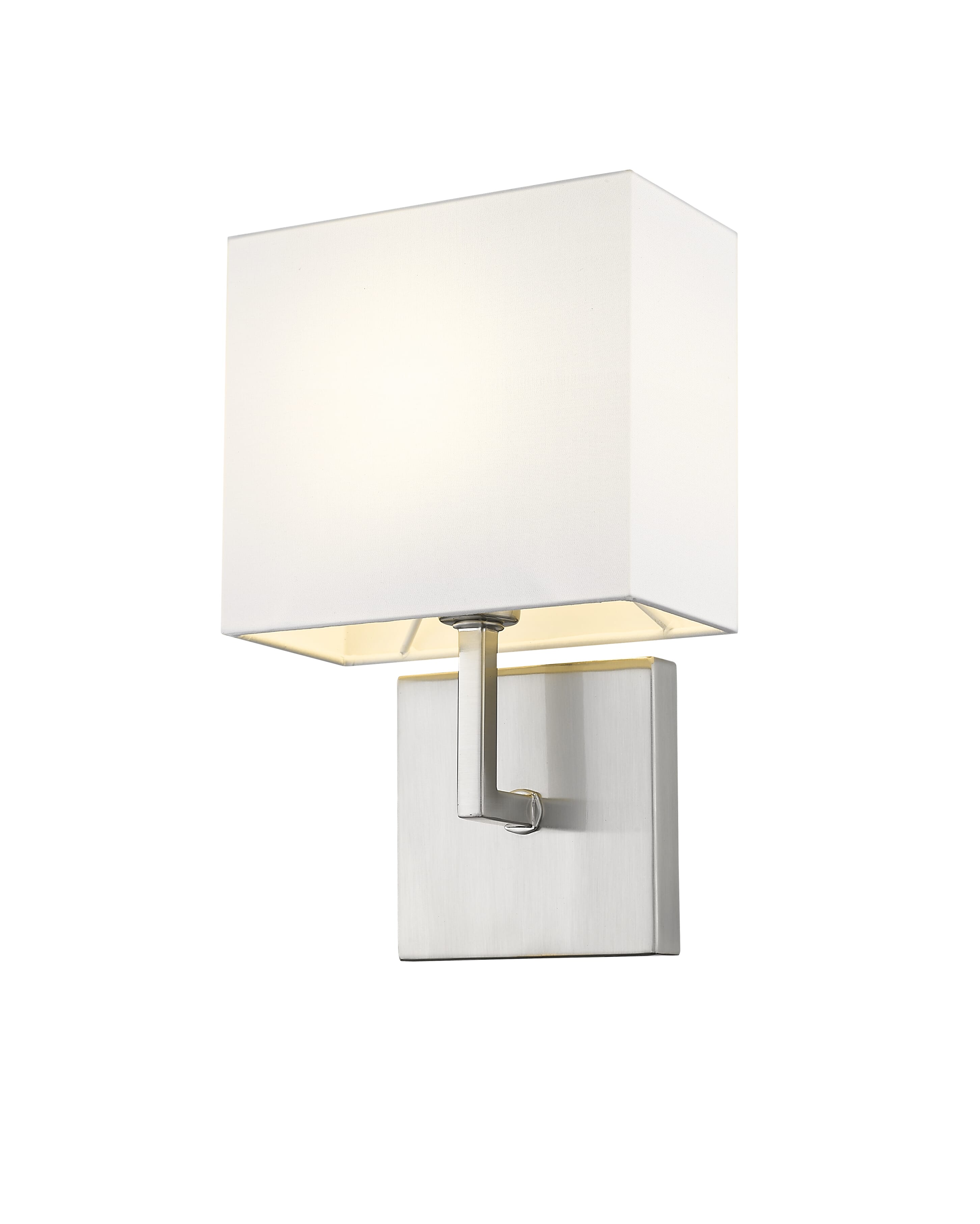 Saxon 1-Light Wall Sconce In Brushed Nickel