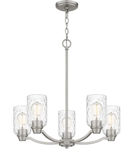 Acacia 5-Light Chandelier in Brushed Nickel