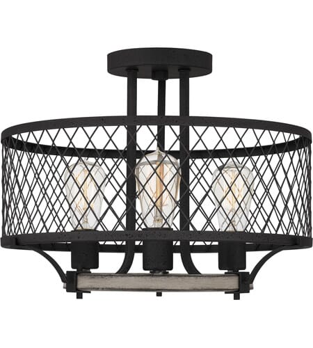 Benton 3-Light Semi… - image
