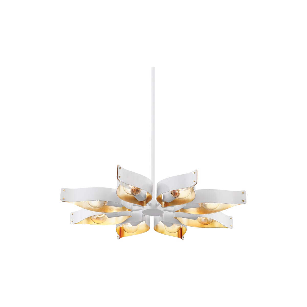 Mitzi Nala 8-Light Chandelier in Soft White