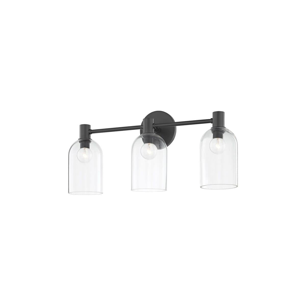 Mitzi H678303-SBK Paisley 3 Light Soft Black Vanity Light Wall Light
