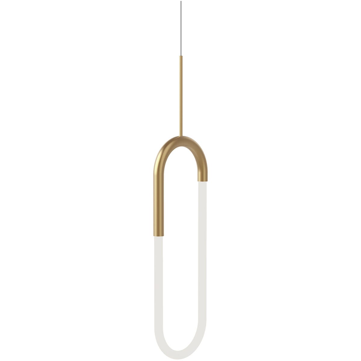 Photos - Chandelier / Lamp Wide Kuzco Kuzco Huron Pendant Light in Brushed Gold PD95108-BG