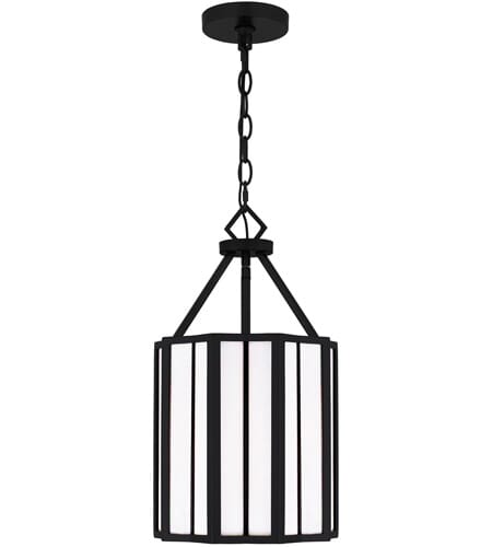 Quoizel Martinique 3-Light Pendant Light in Matte Black