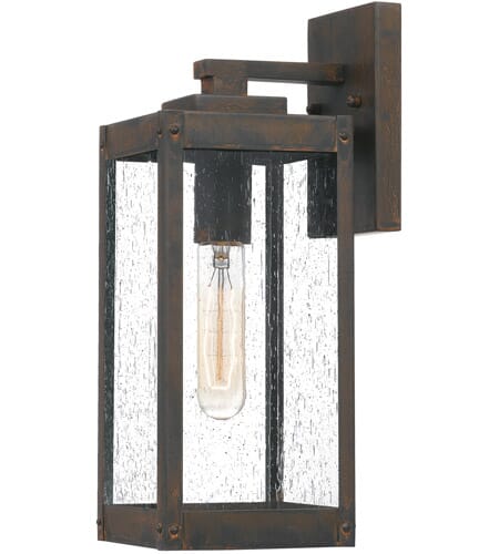 Westover 1-Light Outdoor Wall Mount in Industrial Bronze